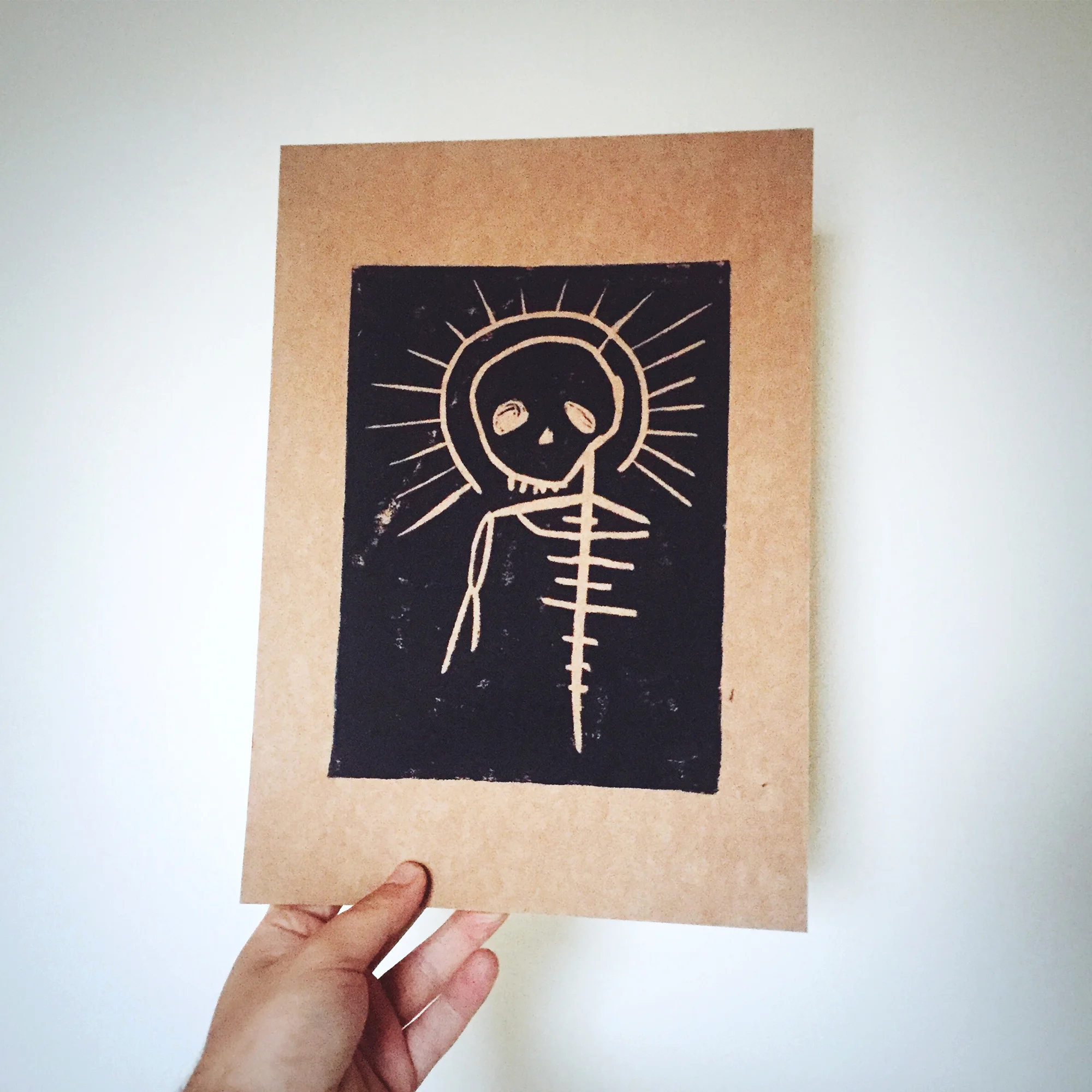 Linoprint: Disglair, Dude