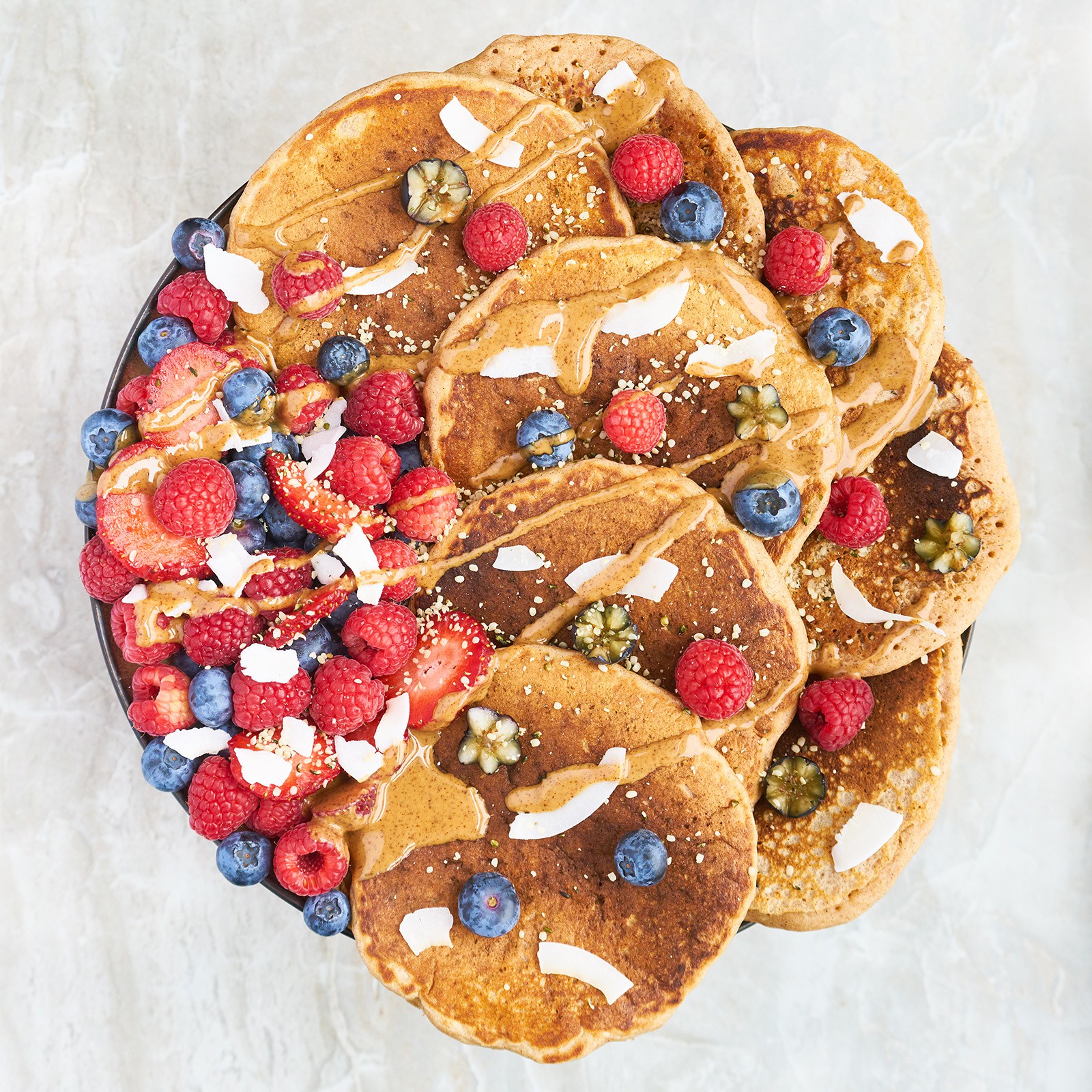 Vegan Apple Cinnamon Pancakes from Pamela Fergusson