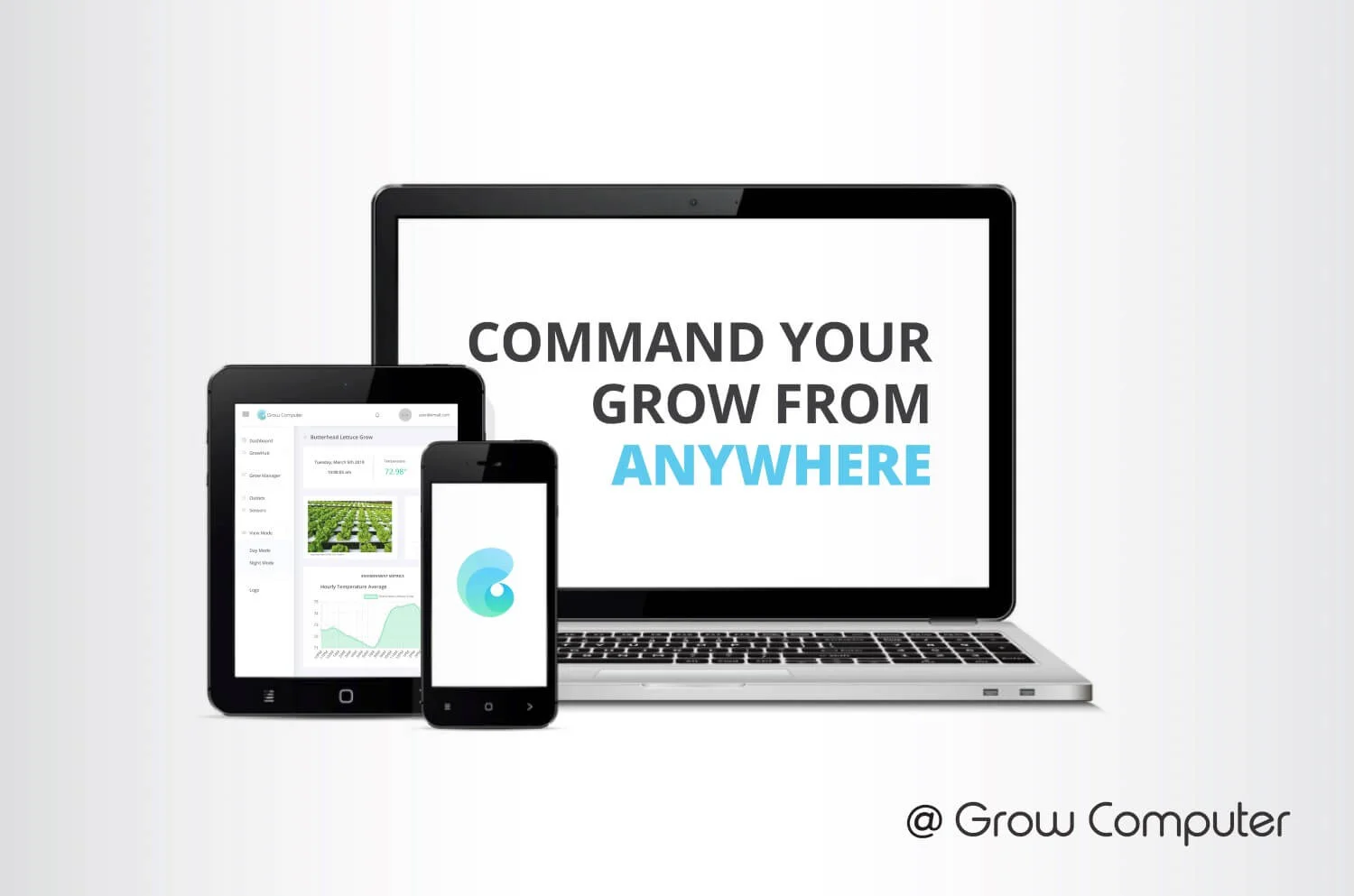 Access your indoor grow data from your computer or phone