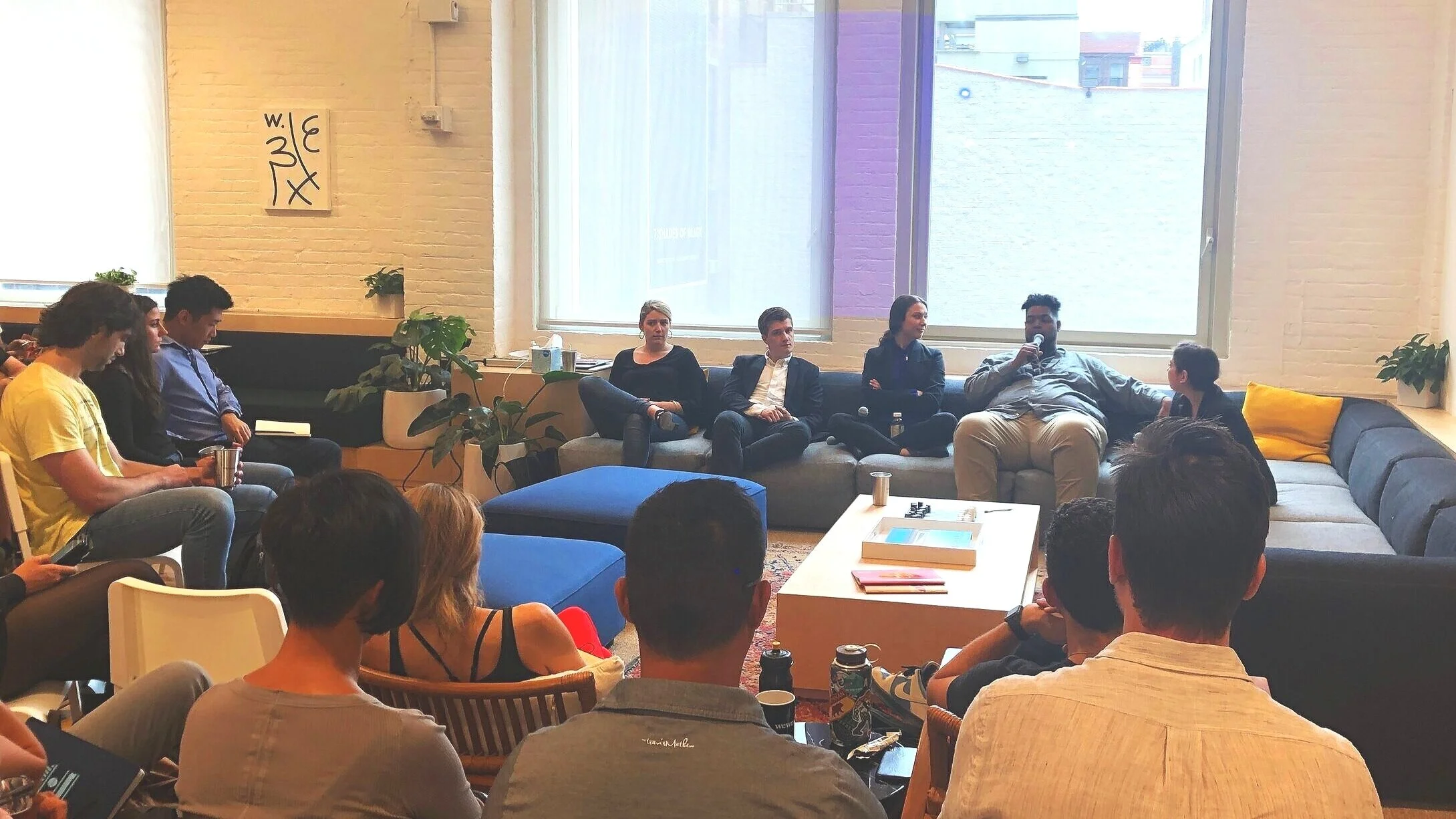 Monti answering audience questions at the NYC AgTech Week Consumer Education Panel