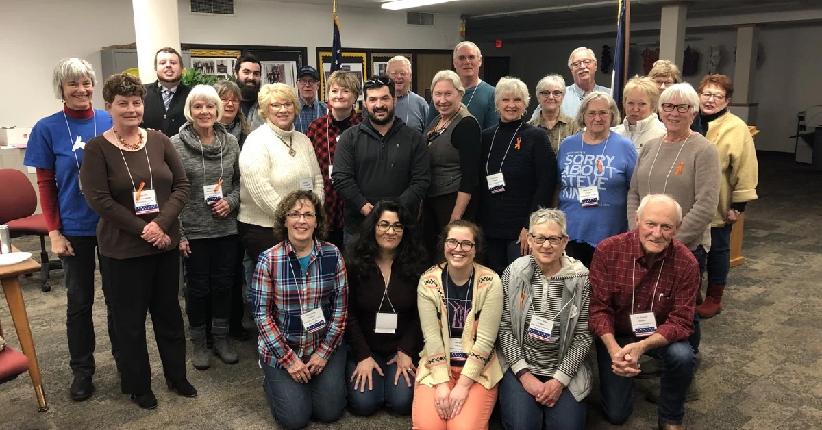 Delegates and attendees of the 2018 Dickinson County Democratic Convention.