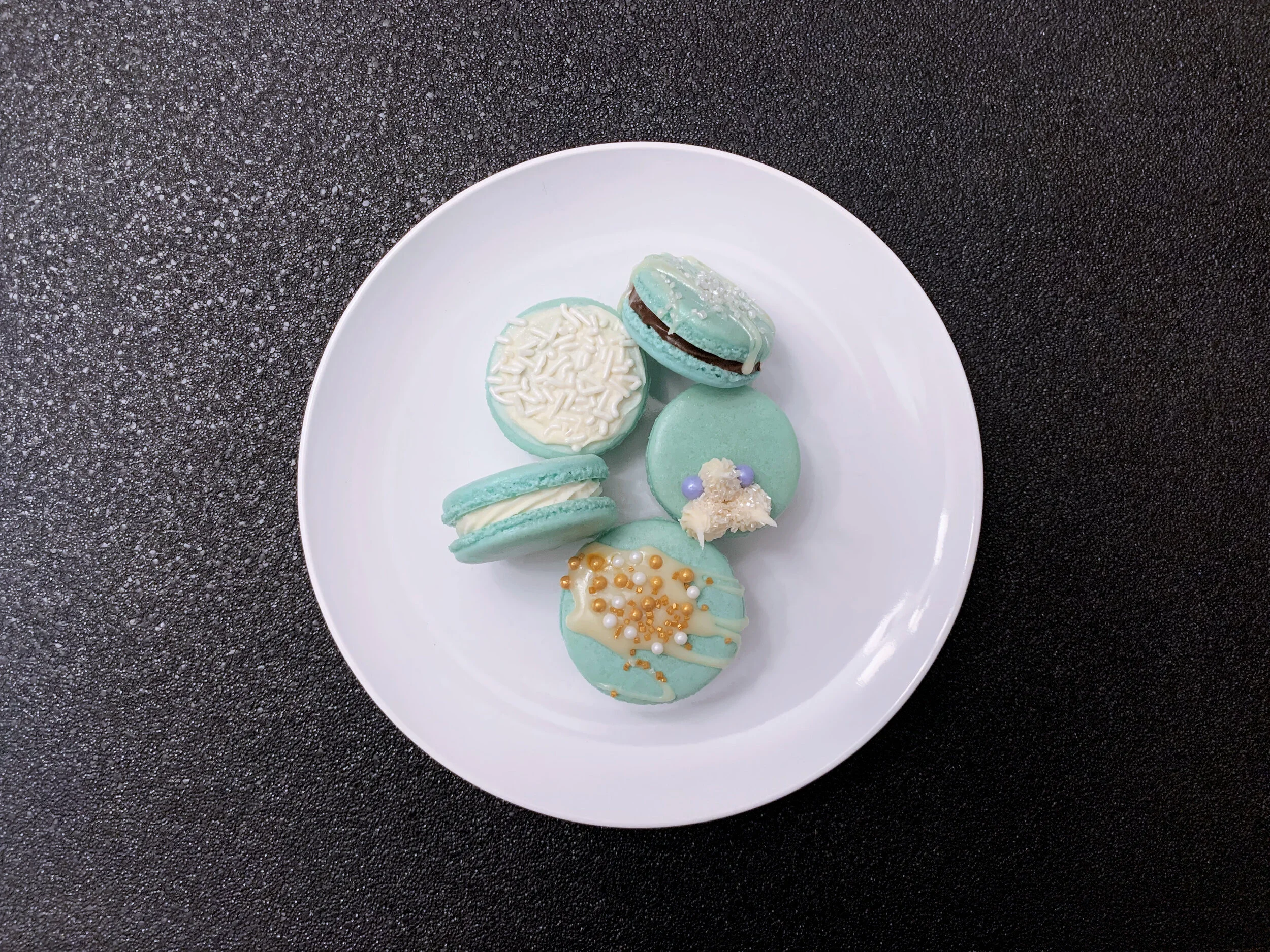 French Macarons with Whipped White Chocolate Ganache