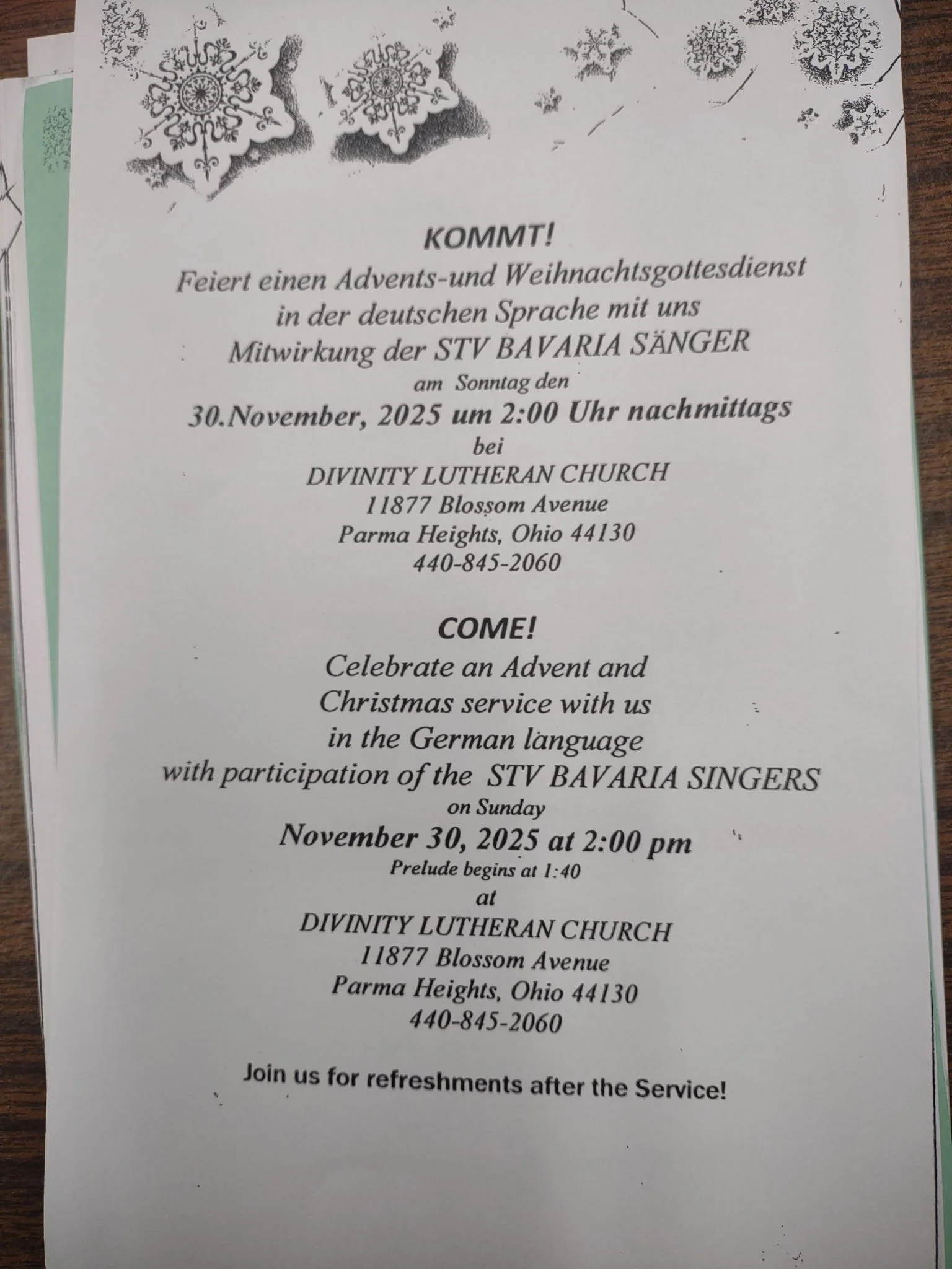German Advent Service