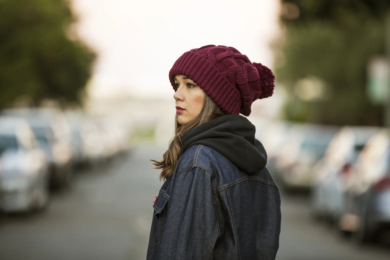 c02 Twist Beanie Maroon Casey Street Green Web.jpg