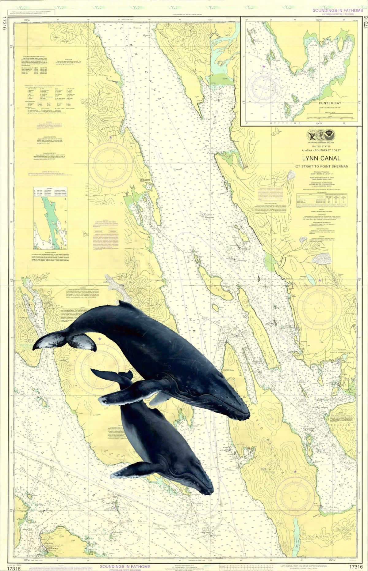 Lynn Canal Chart - SOLD