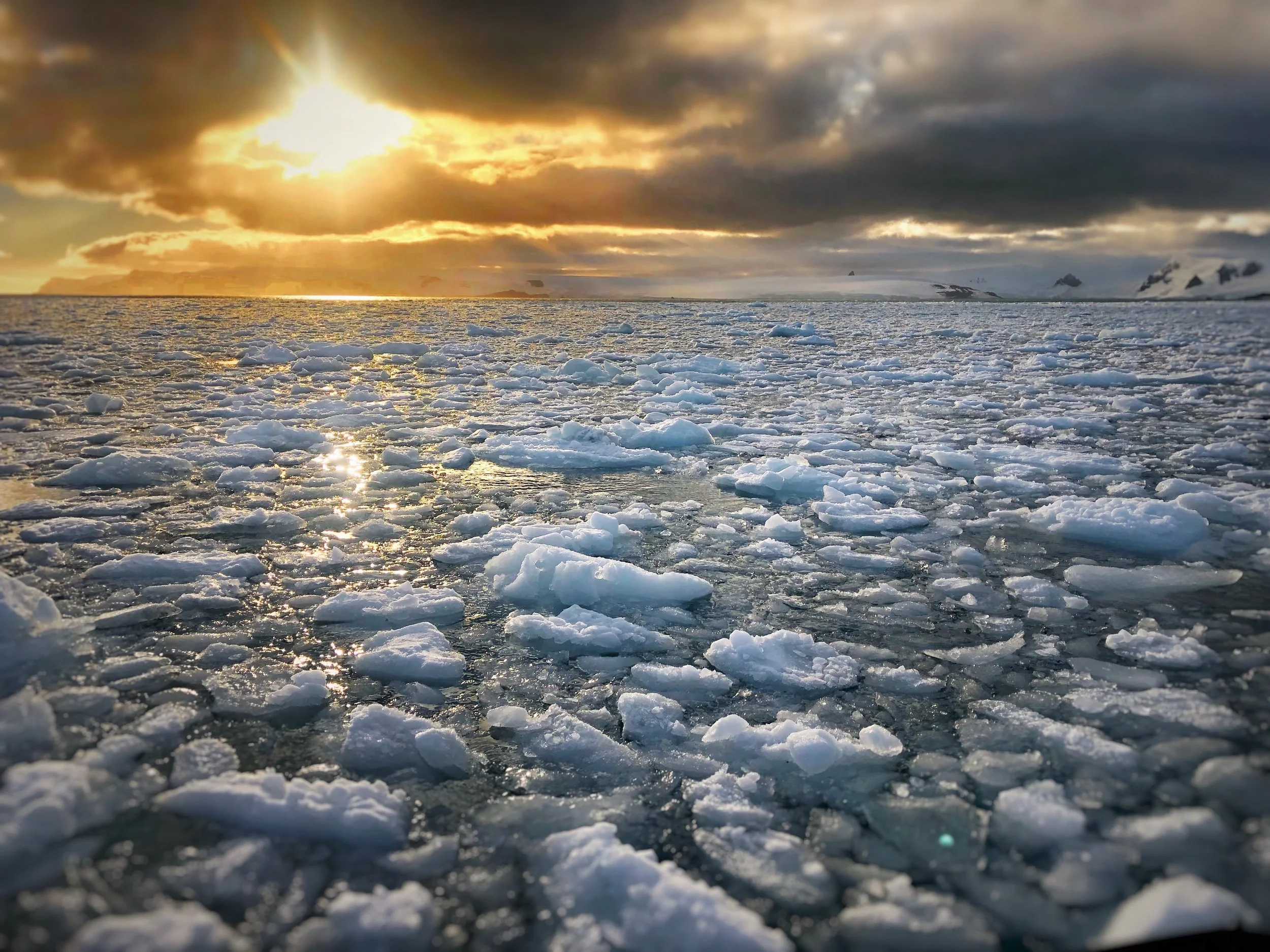 Sunset Over the South Shetland Islands