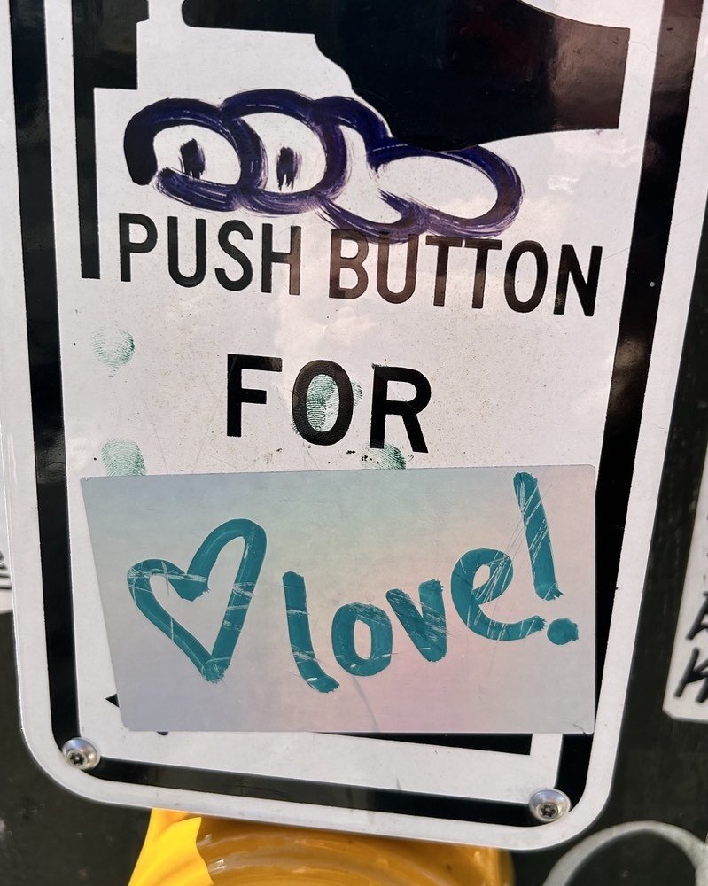 Push the button! #love #morelove!