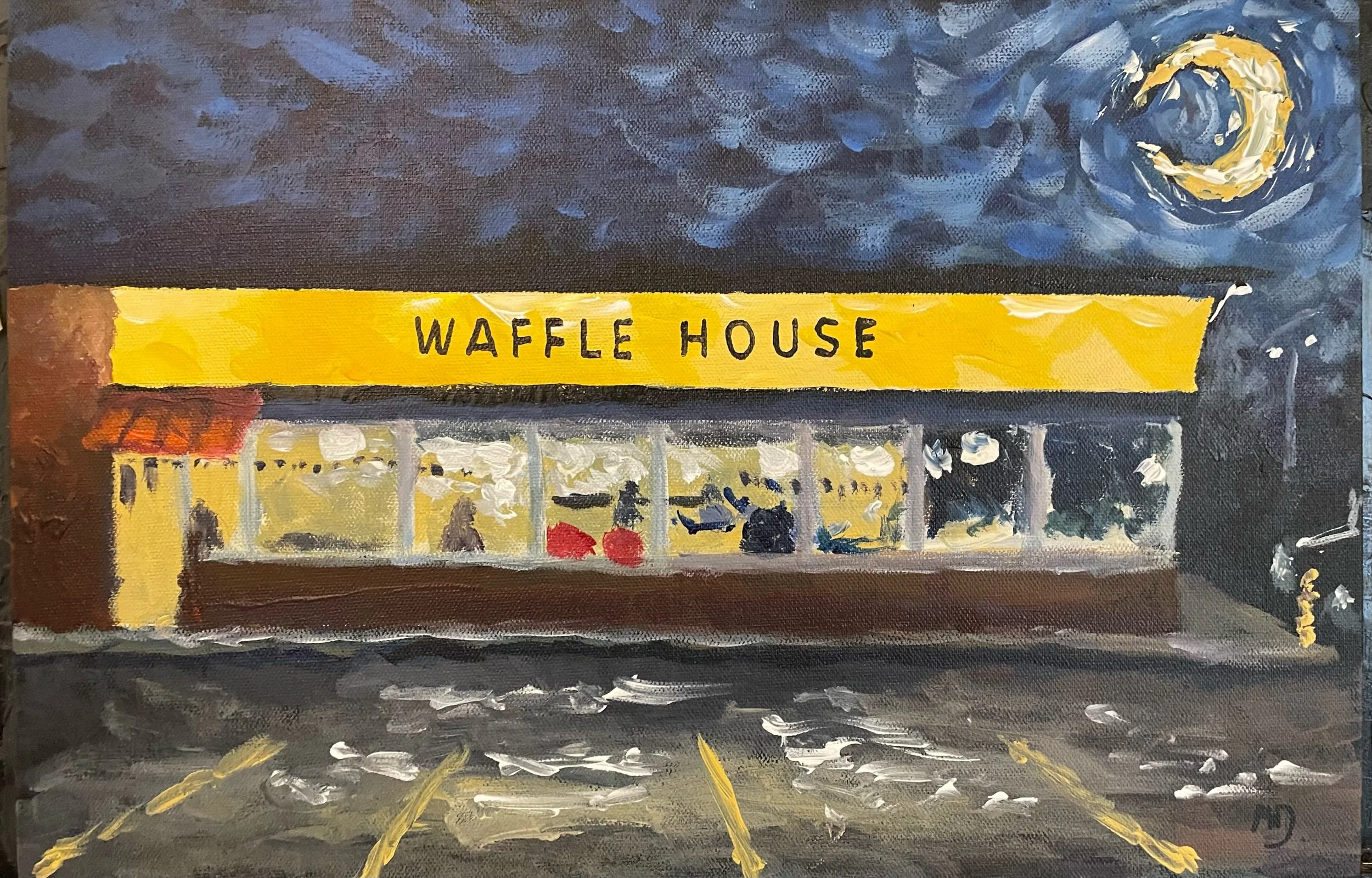 “A Night to Remember “ 12” x 18” - acrylic on canvas- sold 