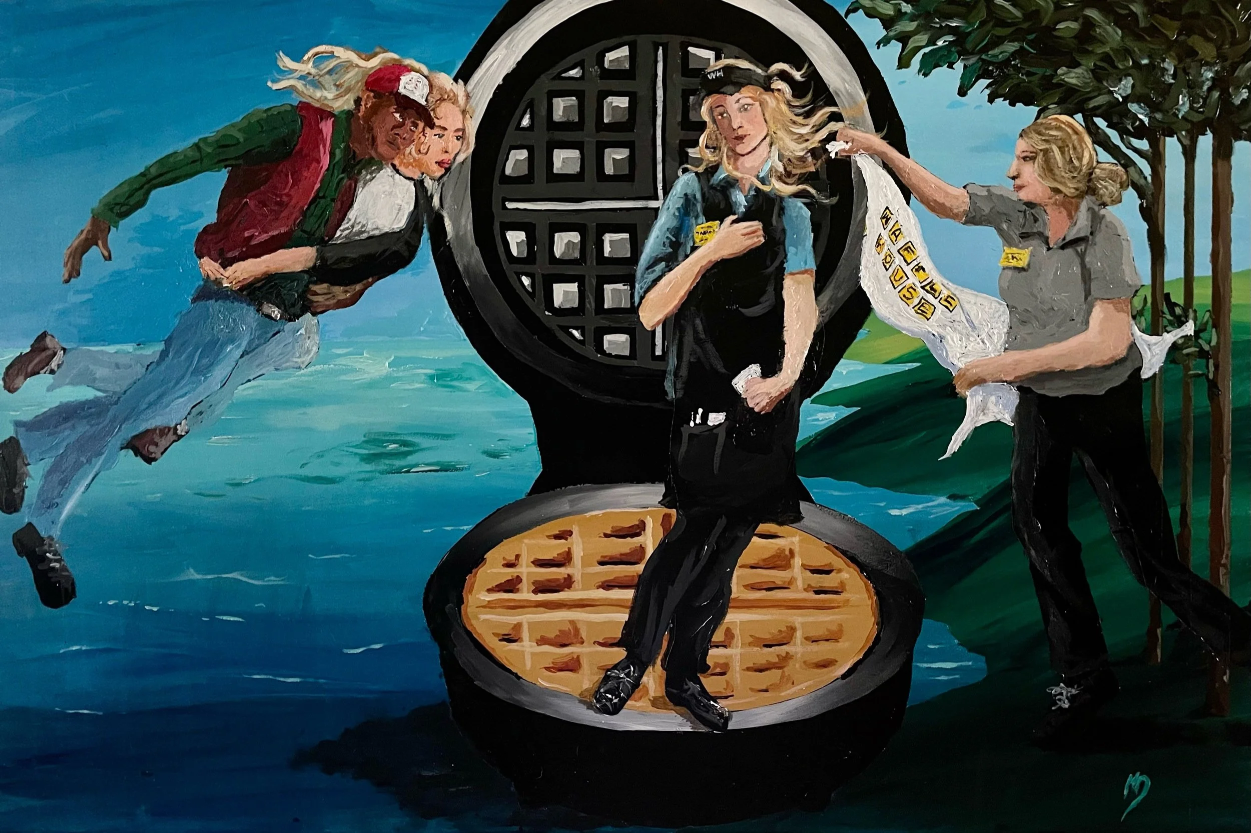 The Birth of Tammy - 36” x 24” - Acrylic on canvas - Sold- - 2024 