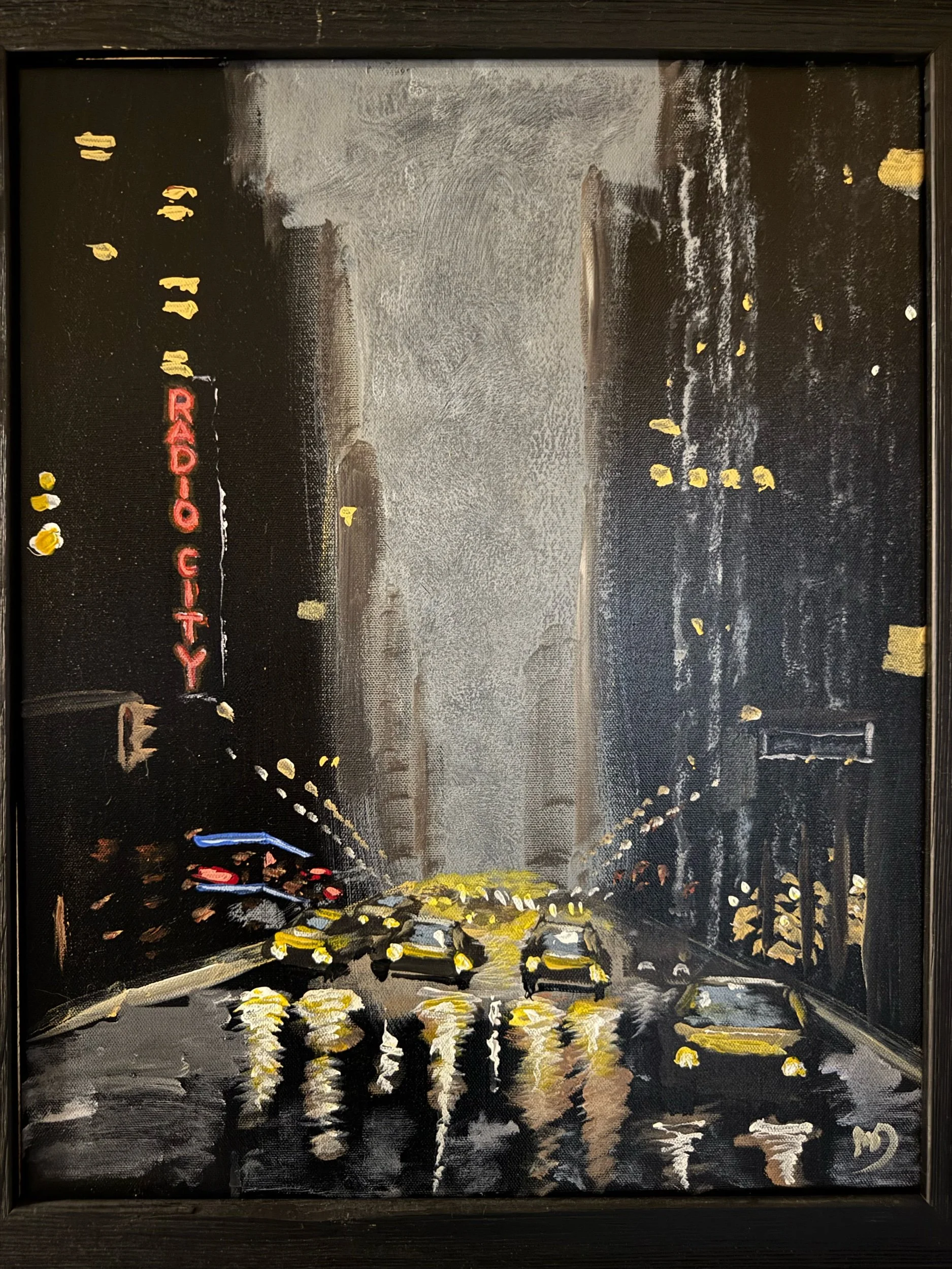 Sixth Ave - 16"x20" Acrylic on canvas. Available 