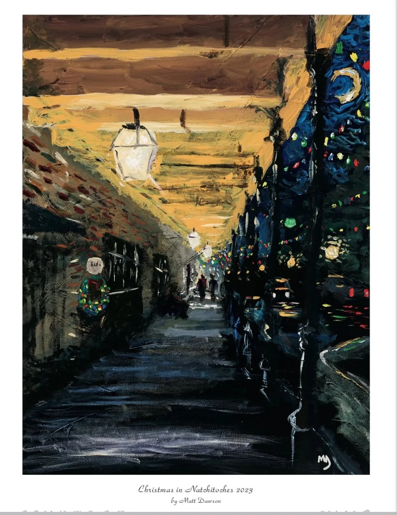 2023 Natchitoches Christmas Festival Poster 