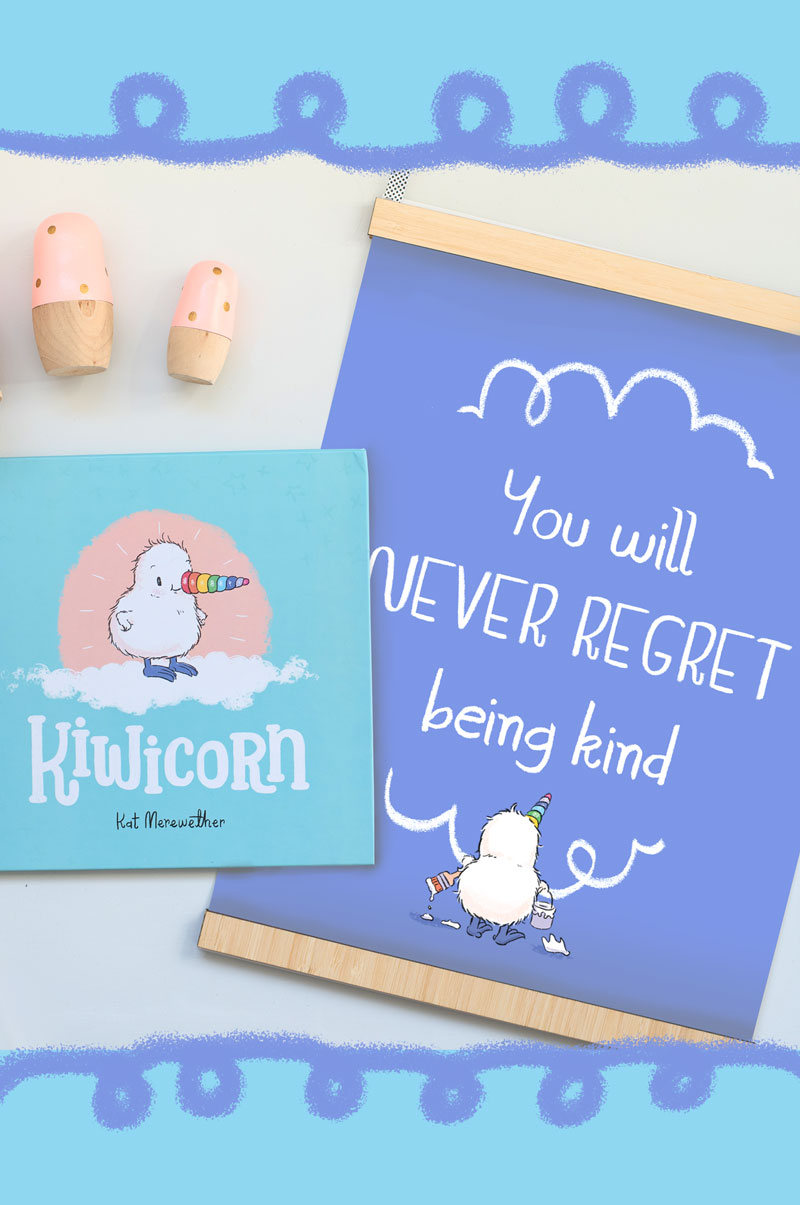FREE Kiwicorn Poster