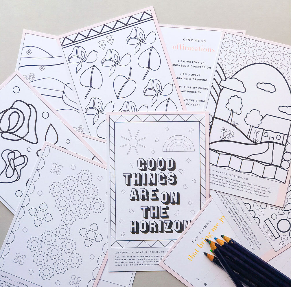 Colouring pages (10 Pack) | 100% post-consumer recycled paper | Mindful ...
