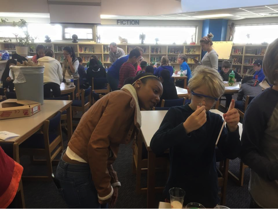 Saturday Science Education Camps- Amber and Marie volunteered at Saturday Science Education Camps at local public schools.