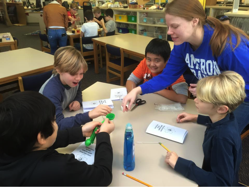 Saturday Science Education Camps- Amber and Marie volunteered at Saturday Science Education Camps at local public schools.
