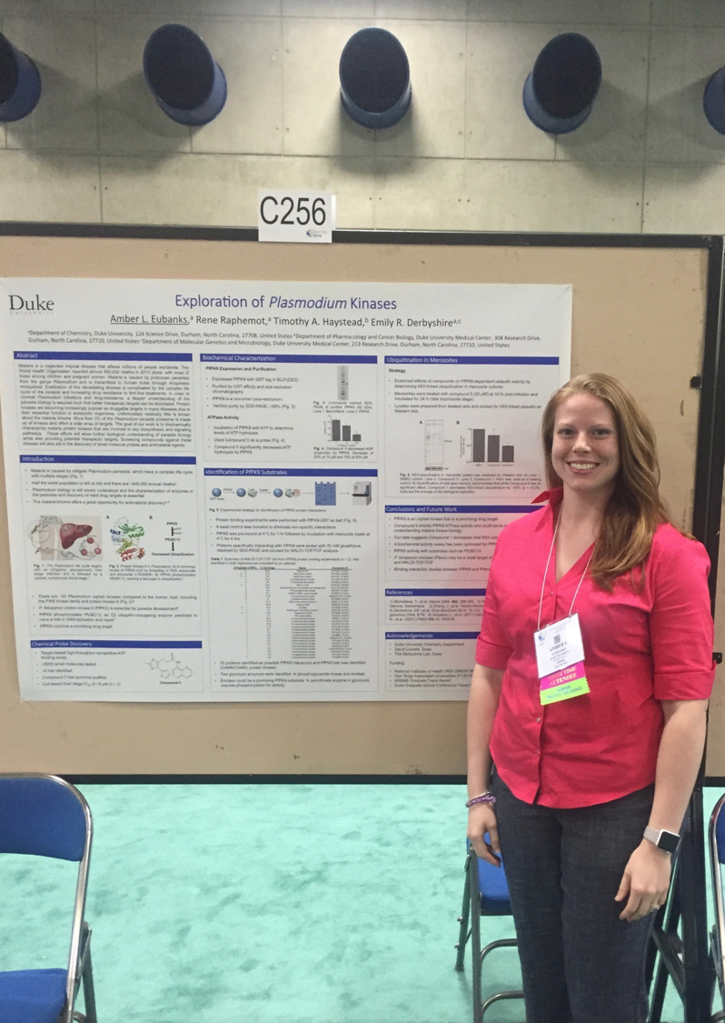 Amber presents a poster at ASBMB Meeting