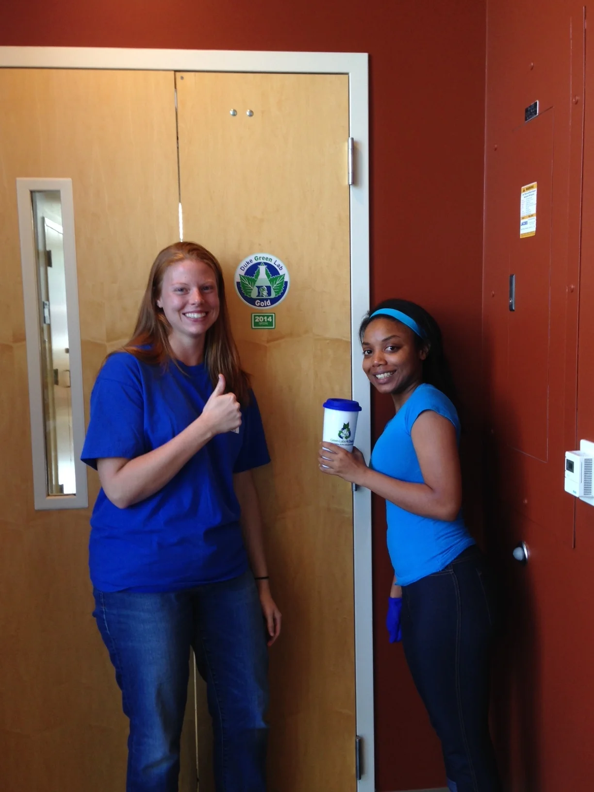 The lab becomes a gold certified green lab