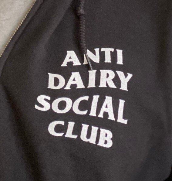 Anti Dairy Social Club Black Hoodie - UNISEX — NOAH ROPA