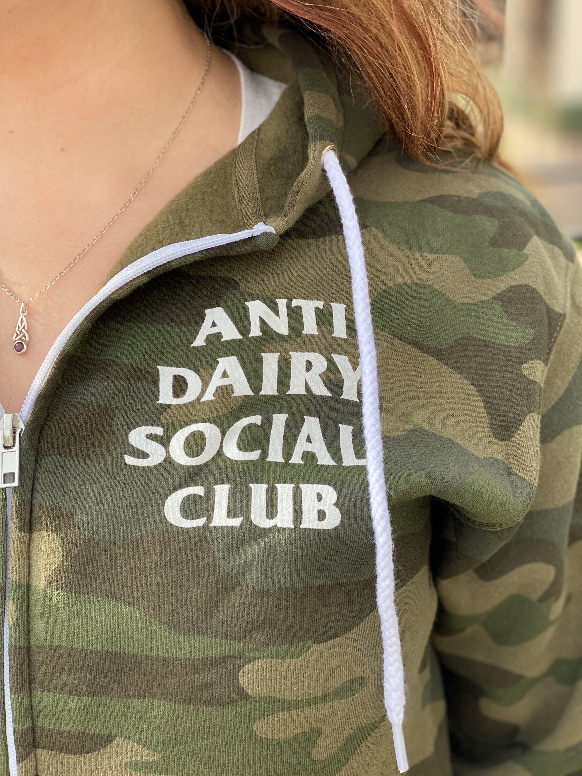 Anti-Dairy Social Club Unisex Camo Hoodie — NOAH ROPA