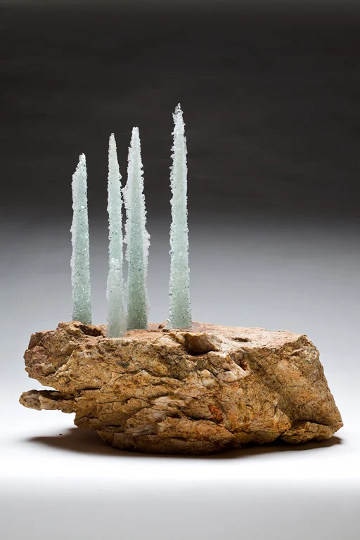 Ngaio Fitzpatrick_Utopia_2011_Glass and Field Rock.jpg