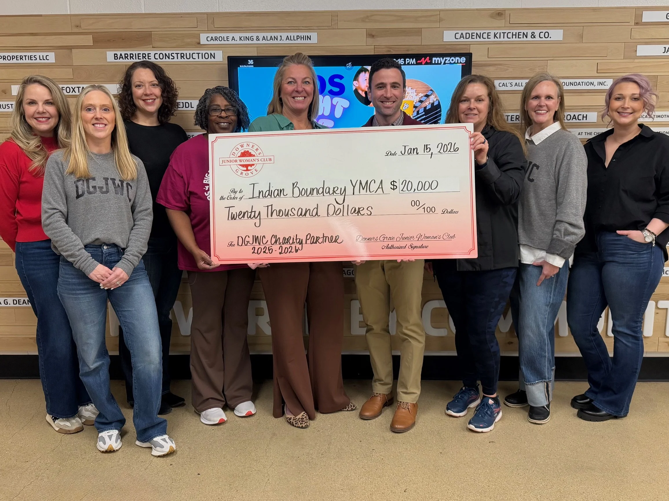 Downers Grove Junior Woman’s Club Names Indian Boundary YMCA as 2025–2026 Charity Partner 