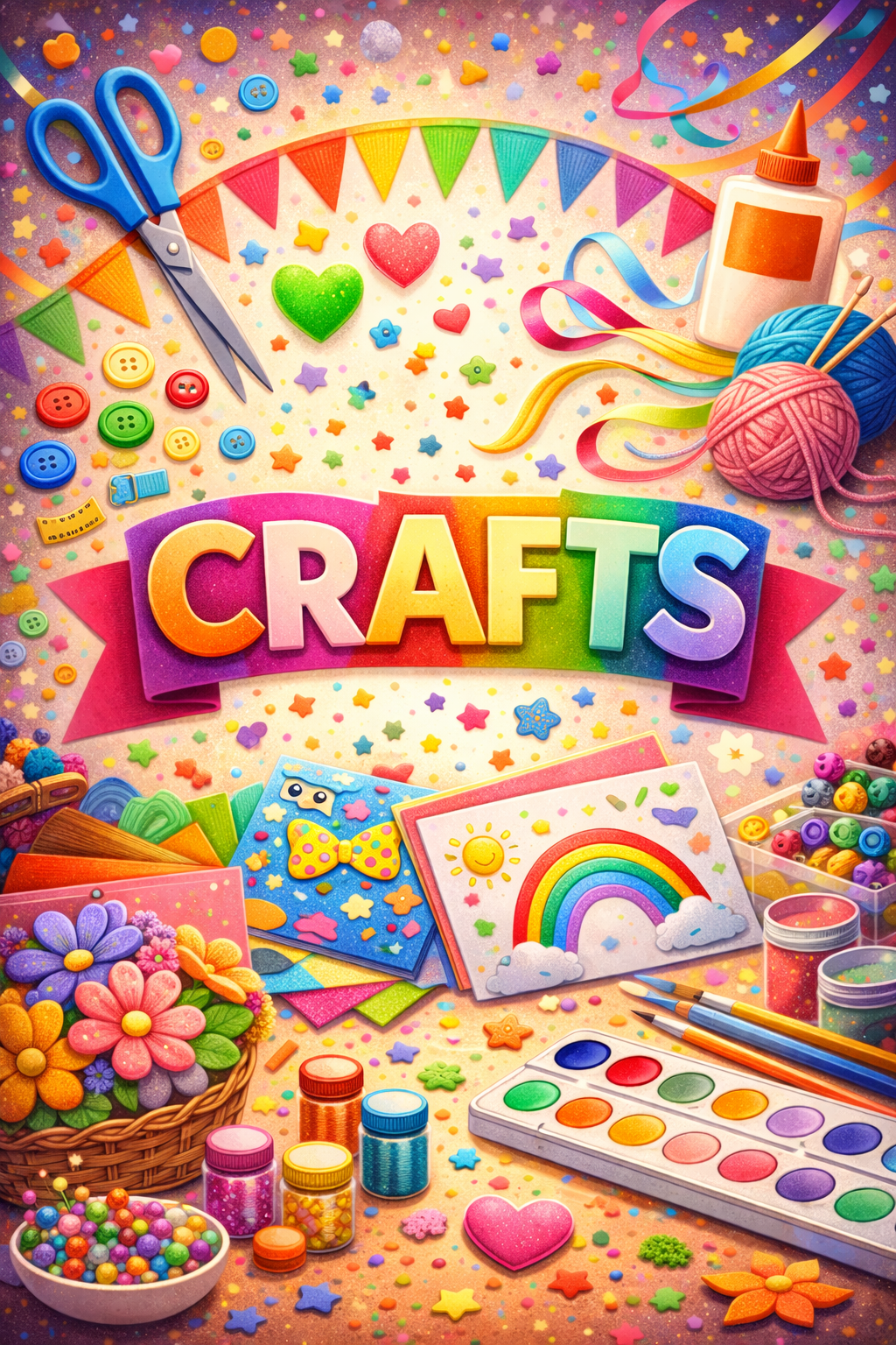 Crafts at the Community Adult Center
