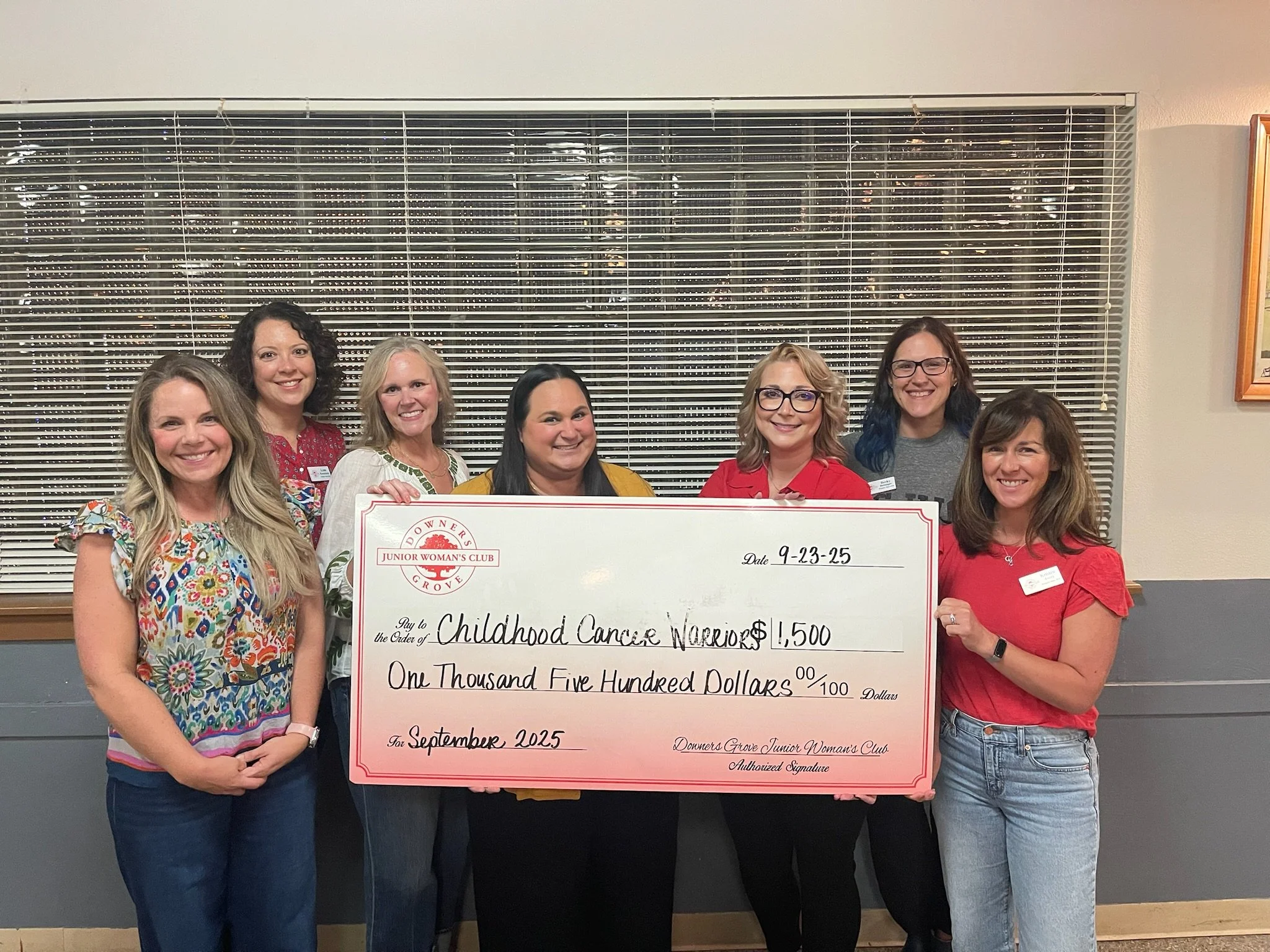  September 2025 Philanthropy Recipient, Childhood Cancer Warriors 