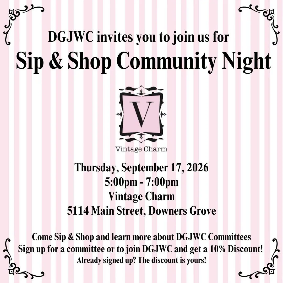 Sip-n-Shop @ Vintage Charm Downers Grove 