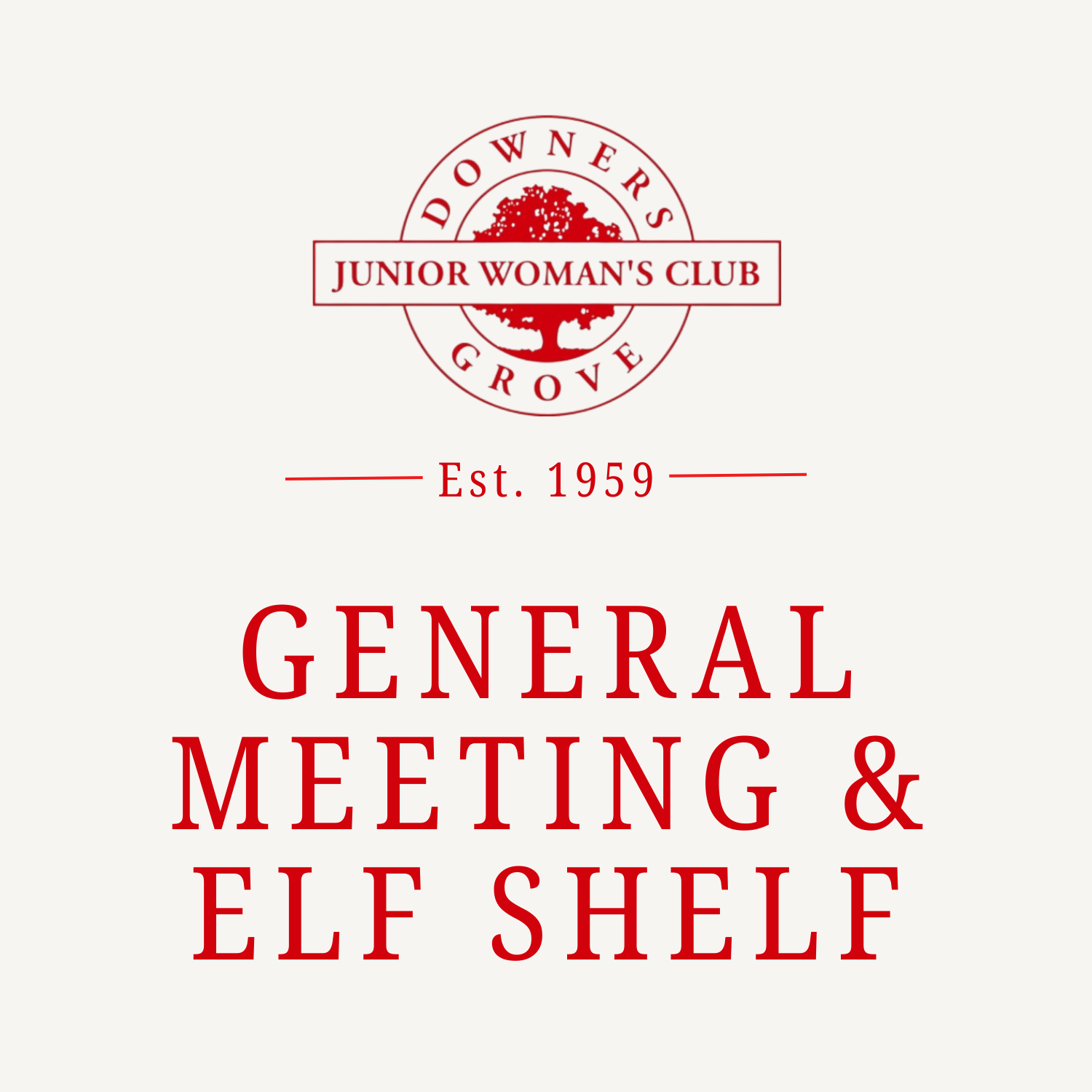 November General Meeting & Elf Shelf