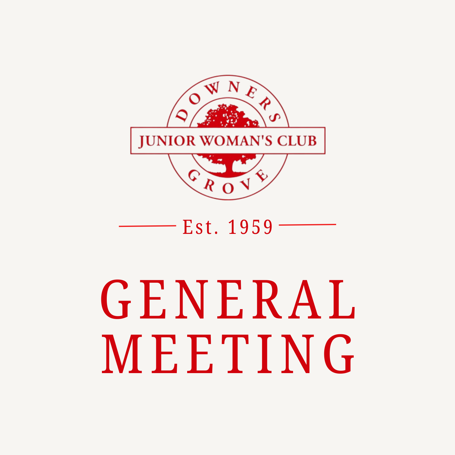 March General Meeting