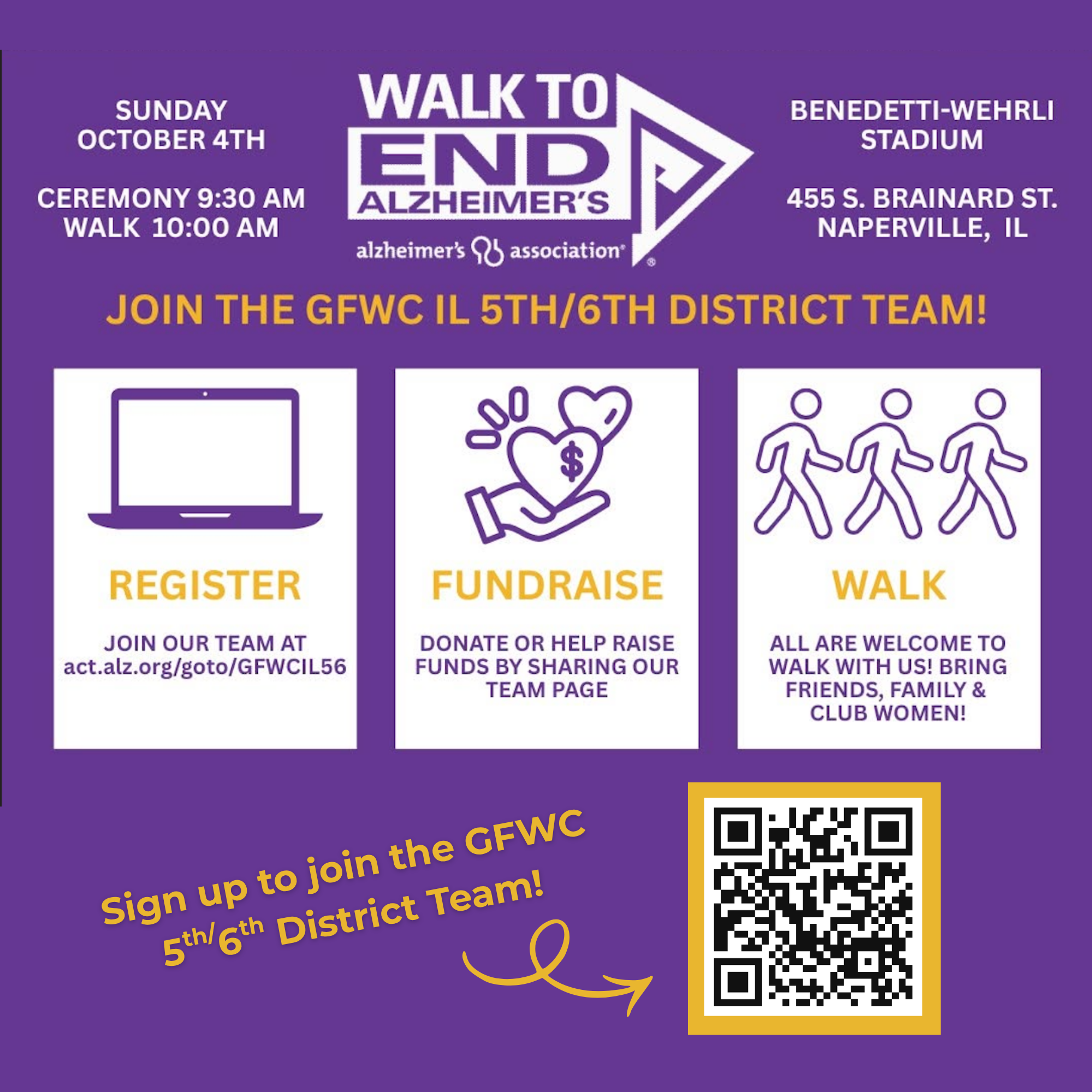 GFWC Walk to End Alzheimer's