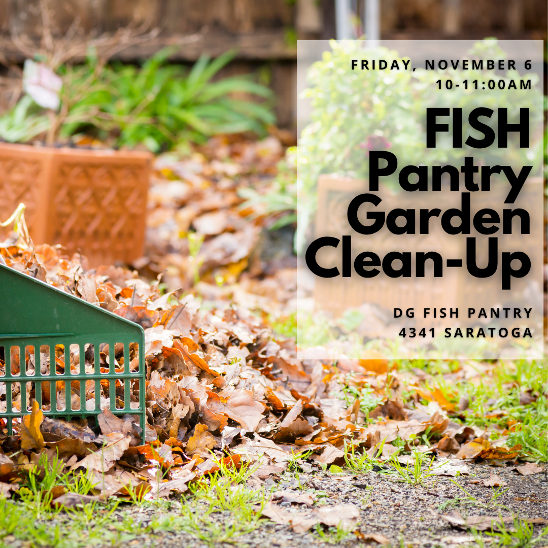 DG FISH Pantry Garden Clean Out
