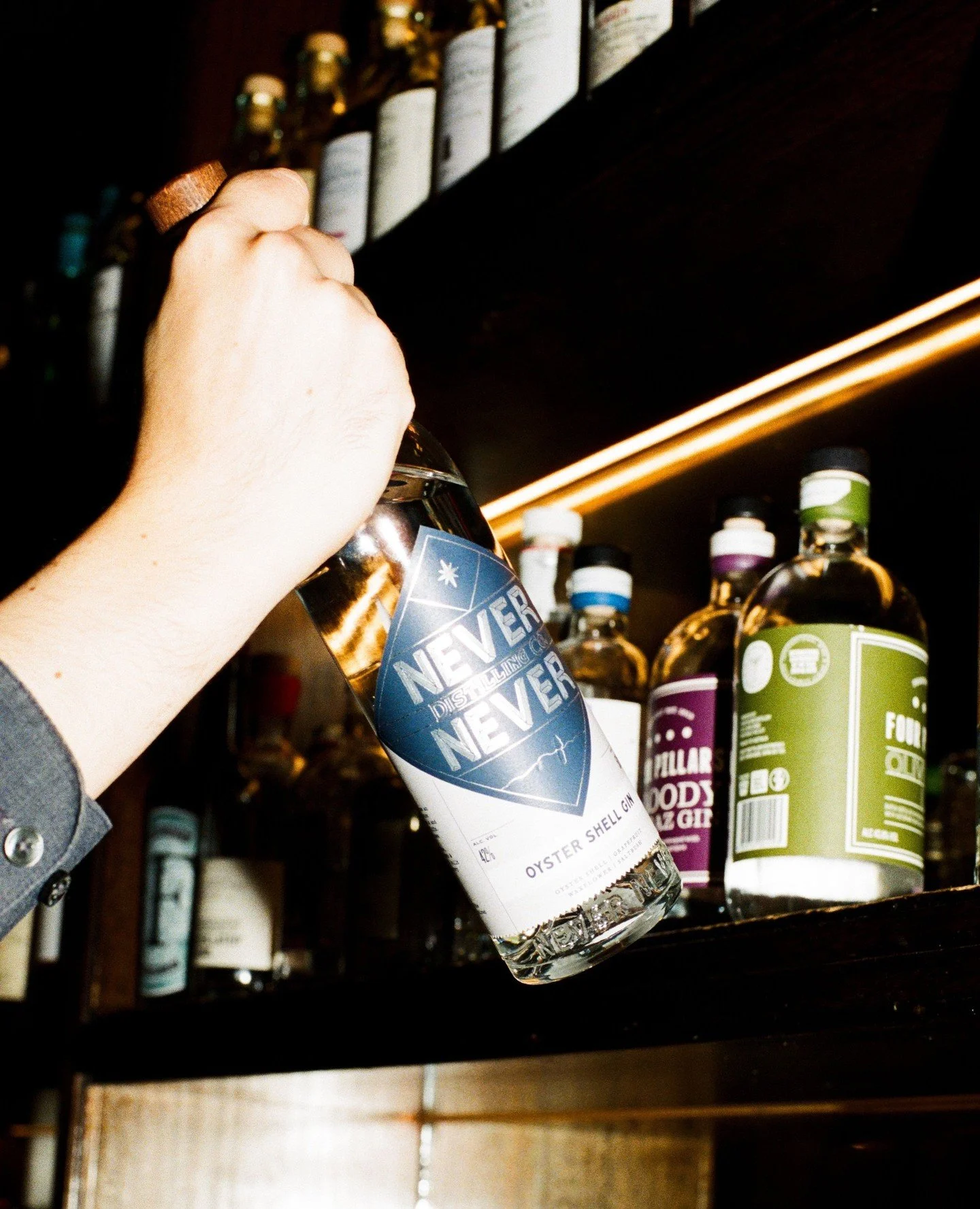 We never, never, say no to @neverneverdistillingco's Oyster Shell Gin.⁠
⁠
It's mineral and subtle salty vibes, make for the perfect dirty martini 🍸⁠
⁠
#BarTorino