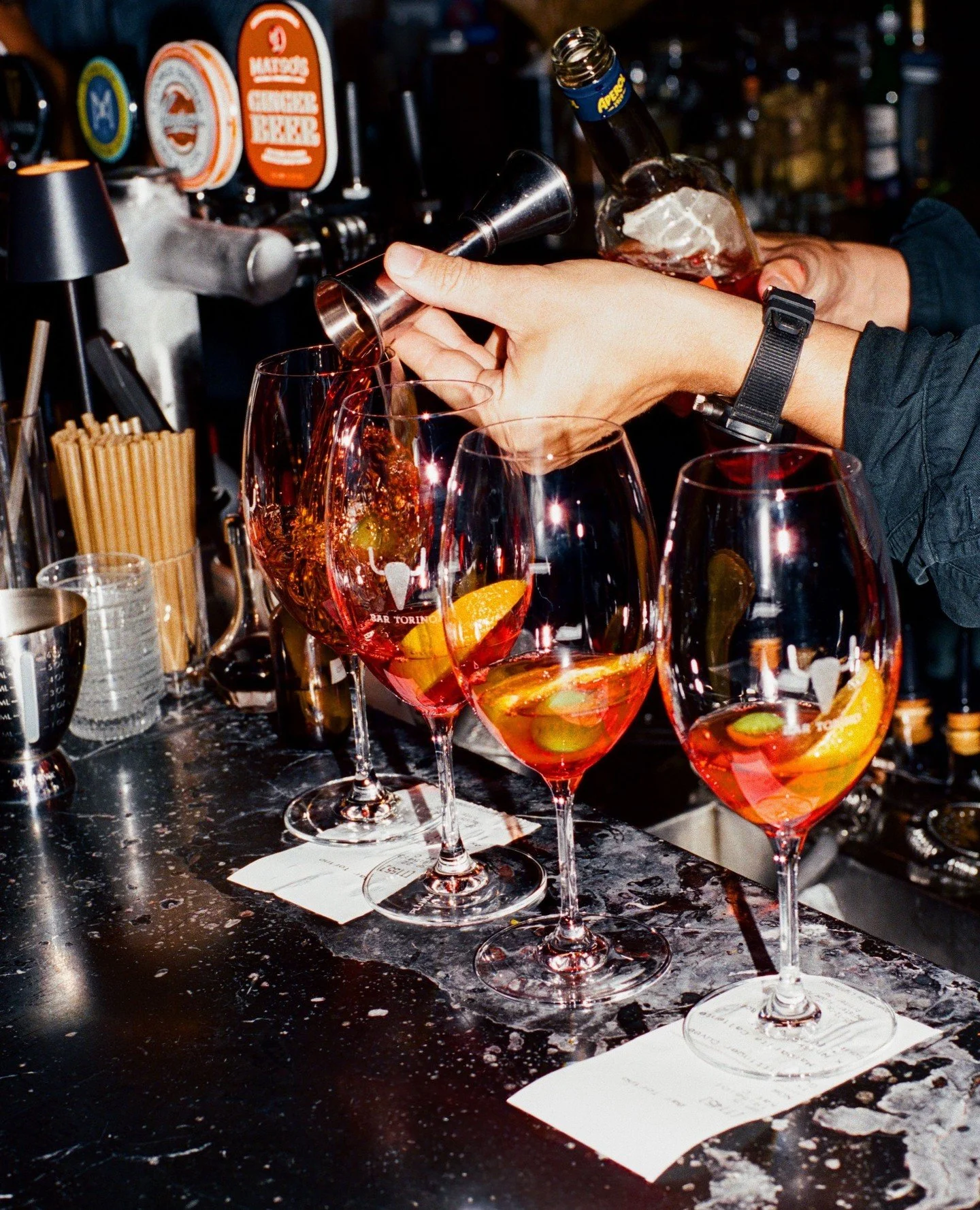 An Aperol a day.⁠
⁠
Make the most of the last bits of sunshine with the designated drink of the summer.⁠
⁠
#BarTorino
