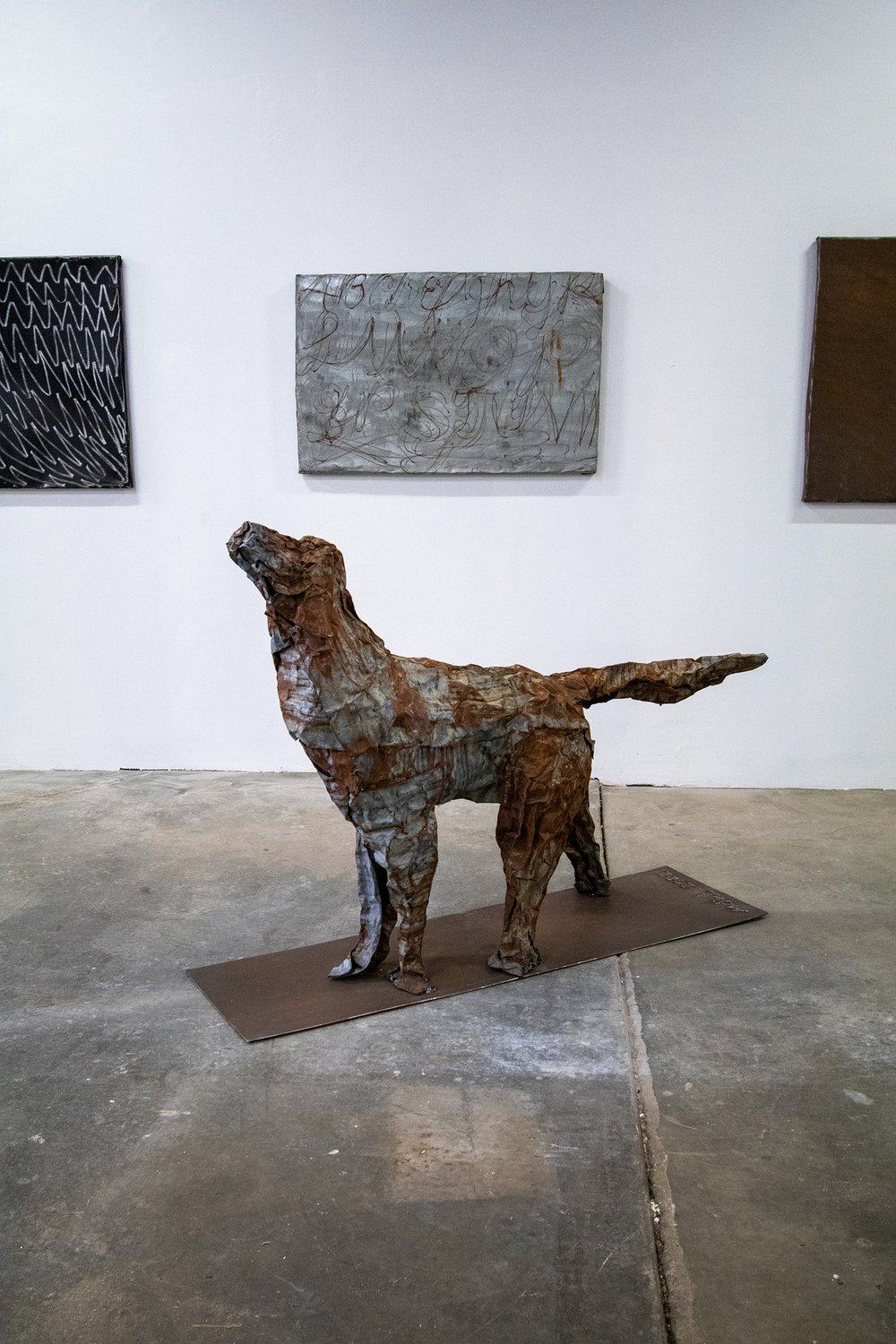 Sculptor Mike Sirl's studio and gallery - August 2022