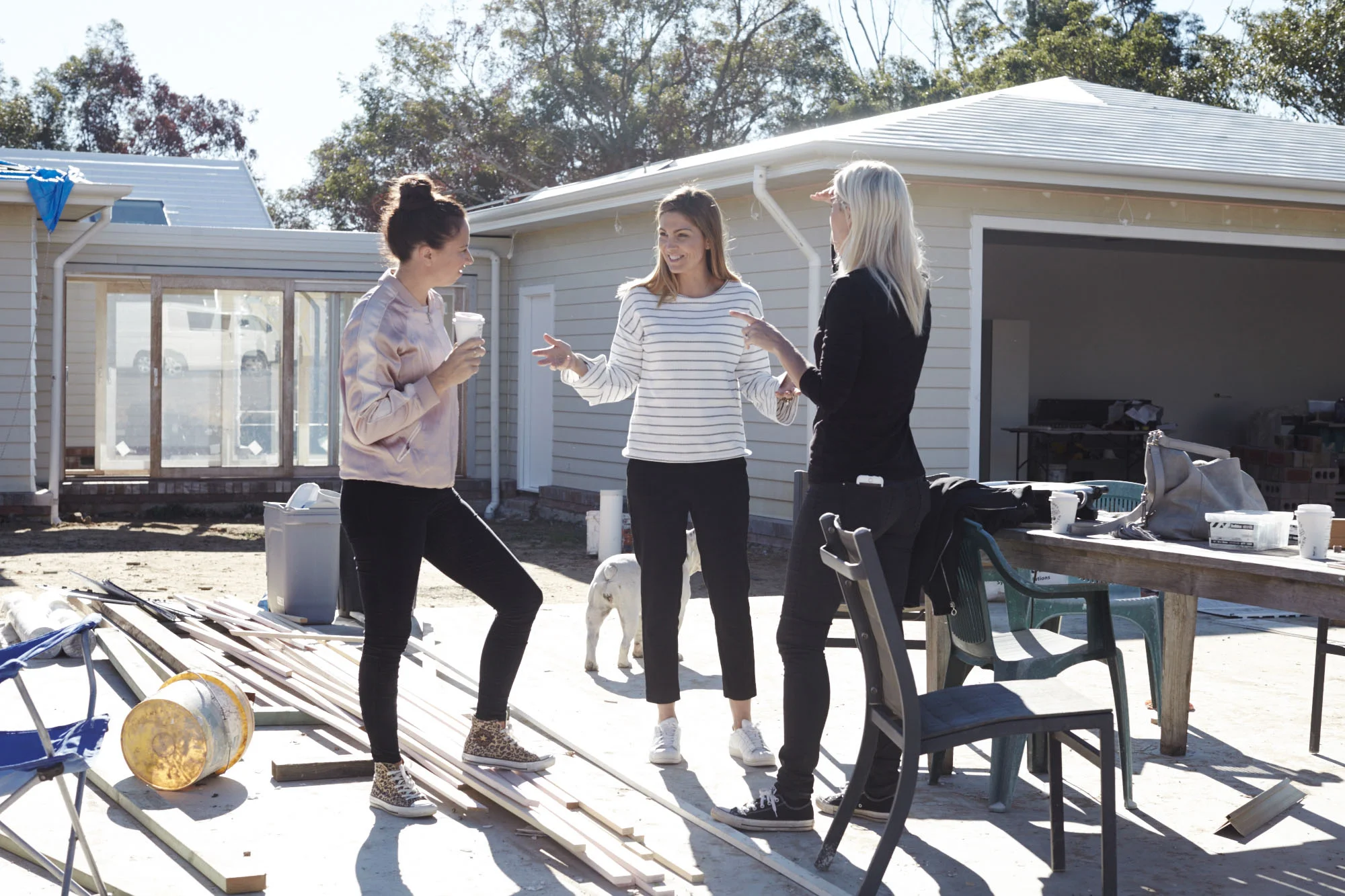 INSIDE BON'S RENO... BUILDING HER GROUND UP