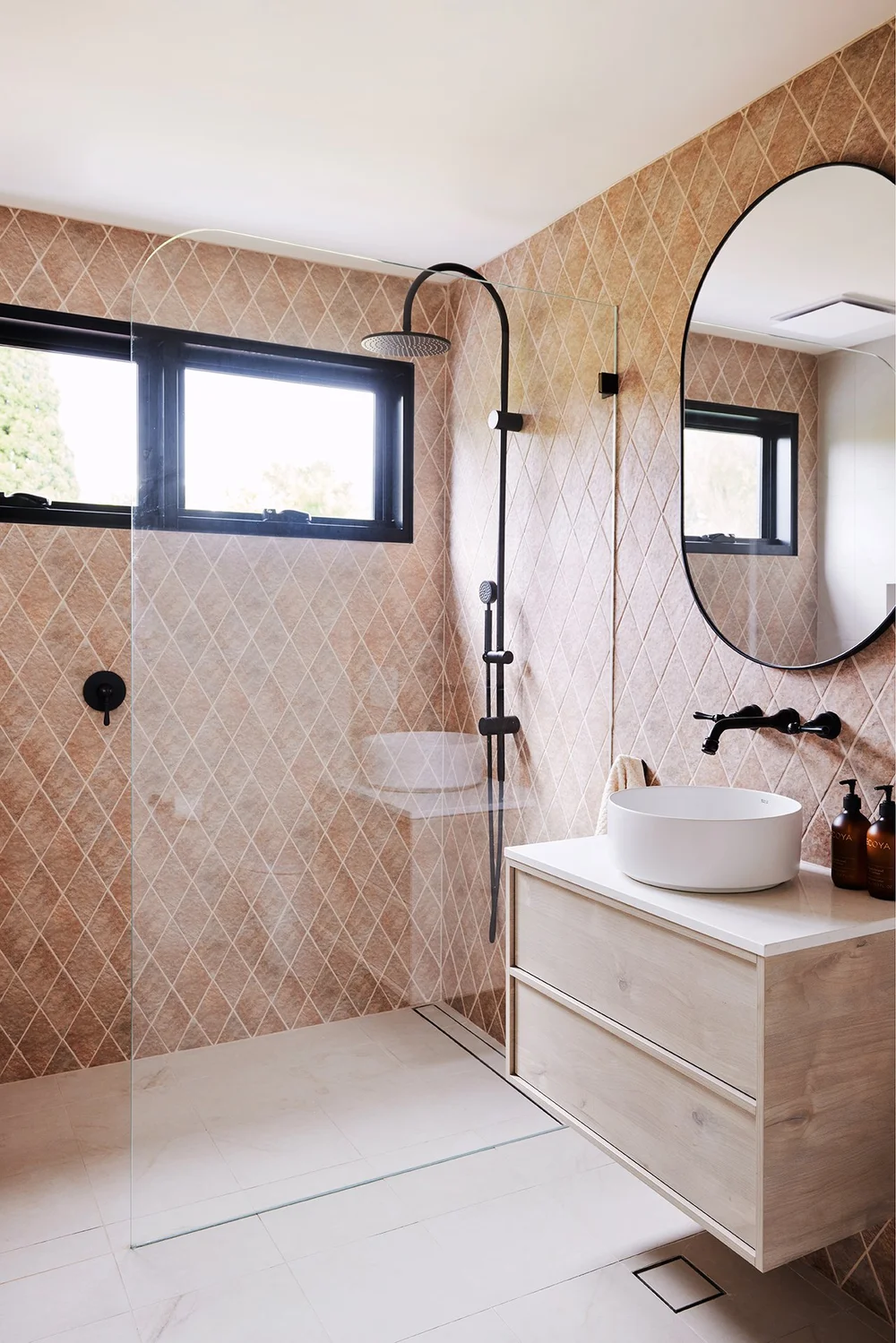 Terracotta diamond delight at House 16