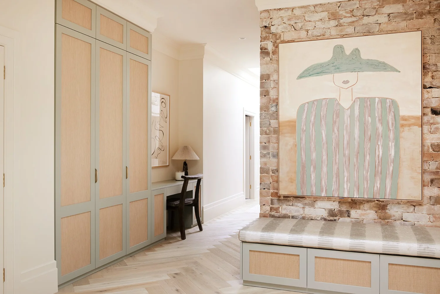 GET THE LOOK - ENTRY, HALLWAY + POWDER ROOM - HOUSE 17 — THREE BIRDS ...