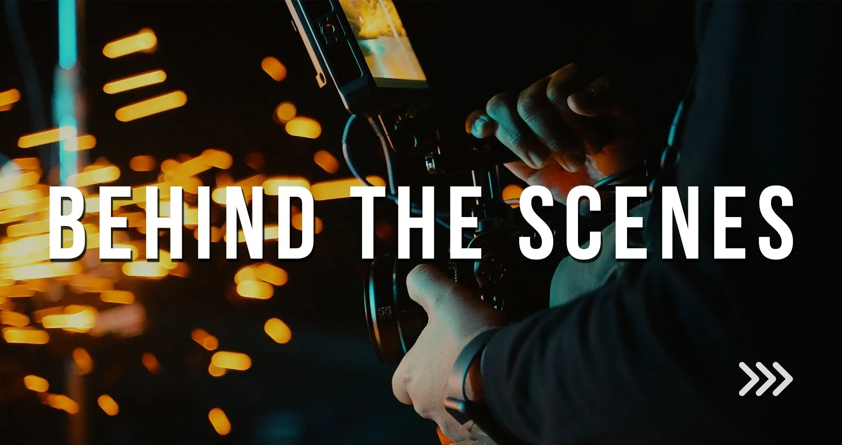 Behind the scenes commercial video production portfolio featuring professional content creation shoots.