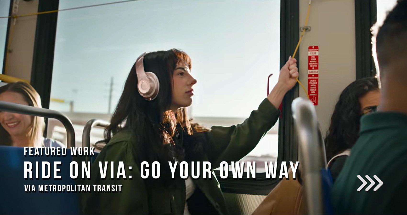 Via Metropolitan Transit commercial process and breakdown.