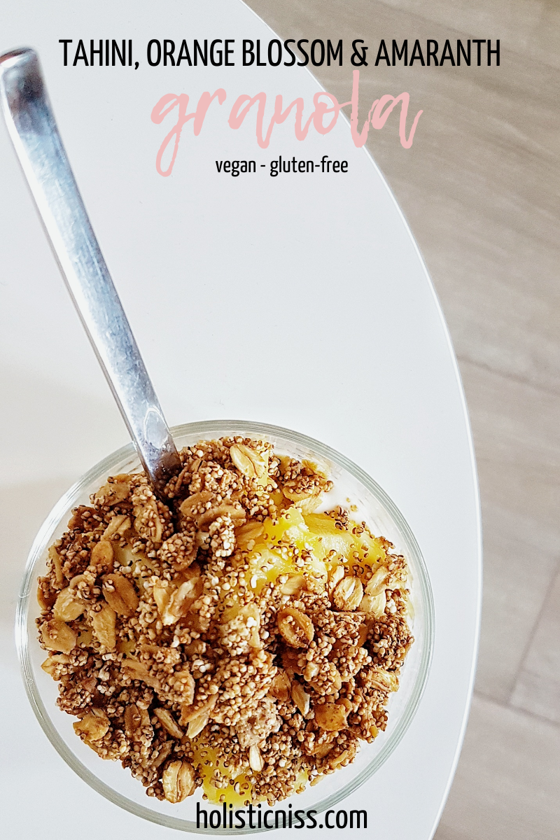 Tahini, Orange Blossom &amp; Amaranth Granola