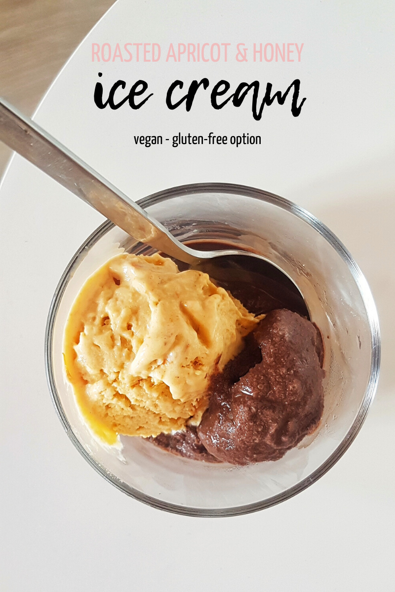 Roasted Apricot &amp; Honey Ice Cream