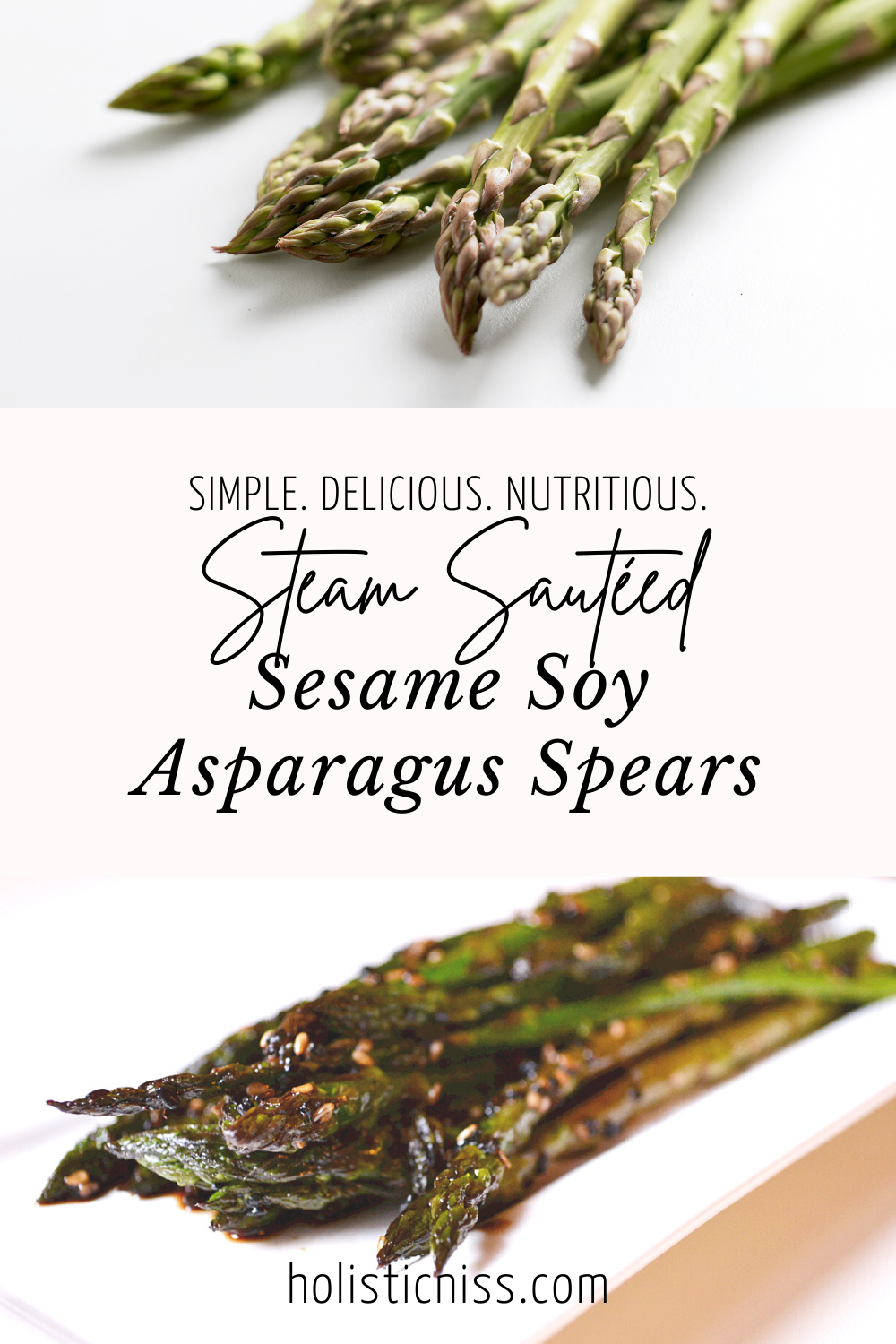 Sesame Soy Asparagus
