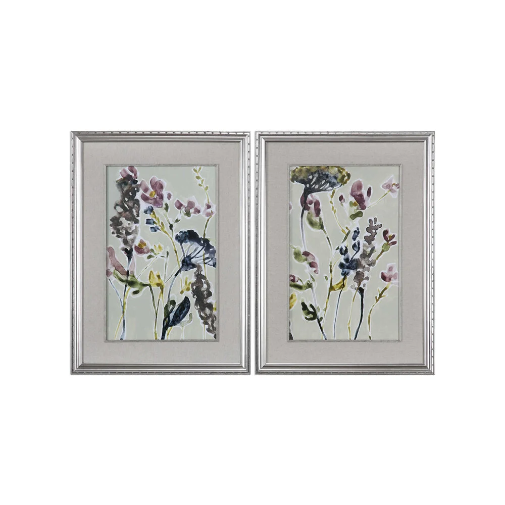 Постер Parchment Flower Field комплект из 2 шт.