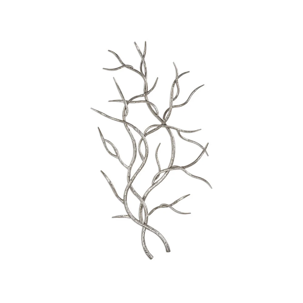 Комплект настенного декора Silver branches из 2 шт