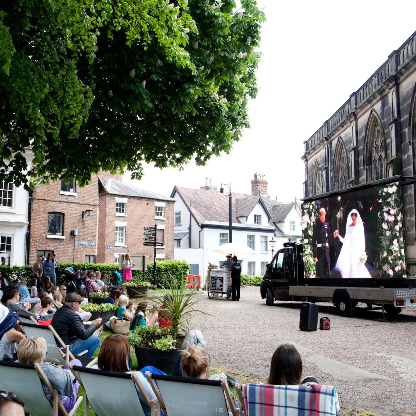 Royal Wedding Outdoor Screening
