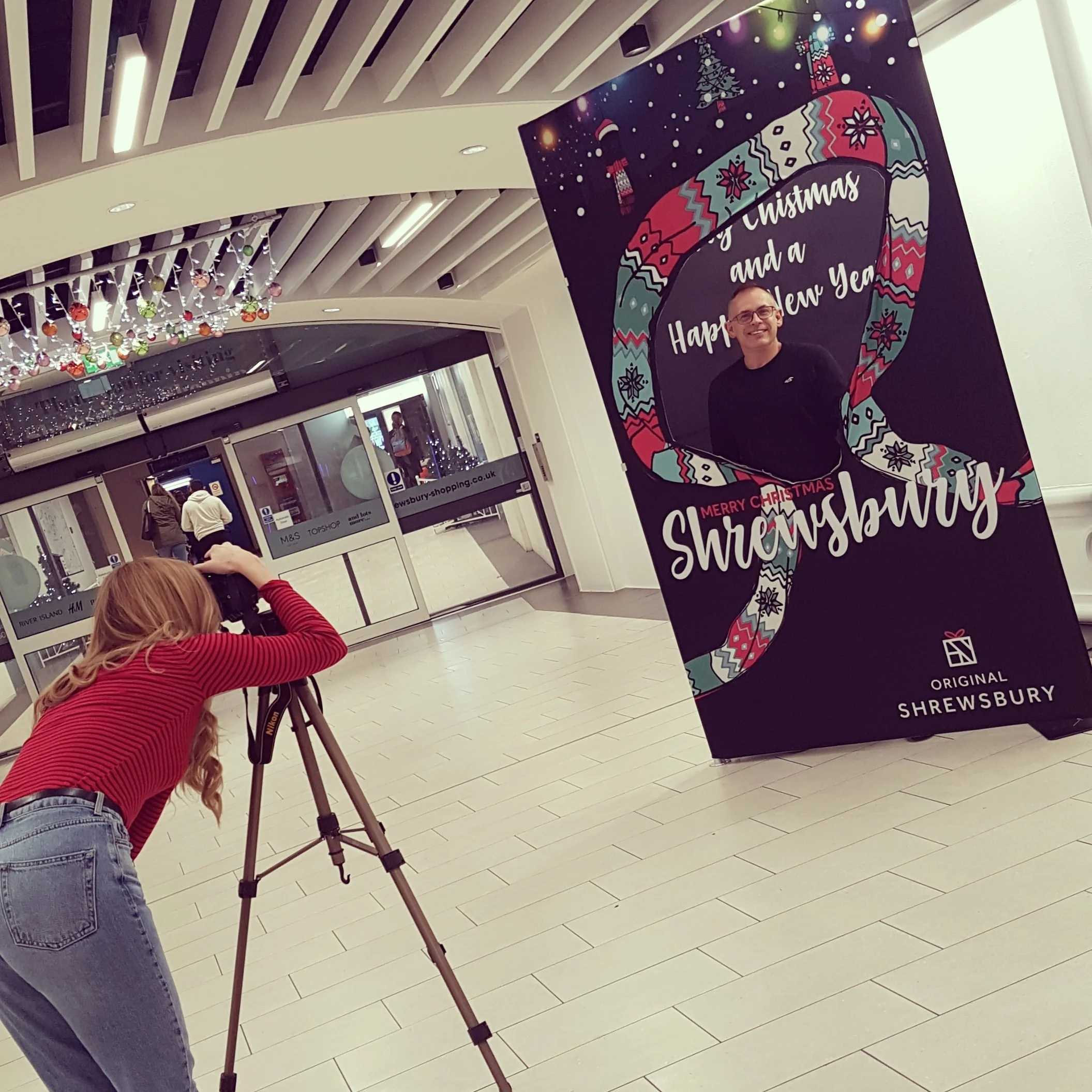 Giant Christmas Card