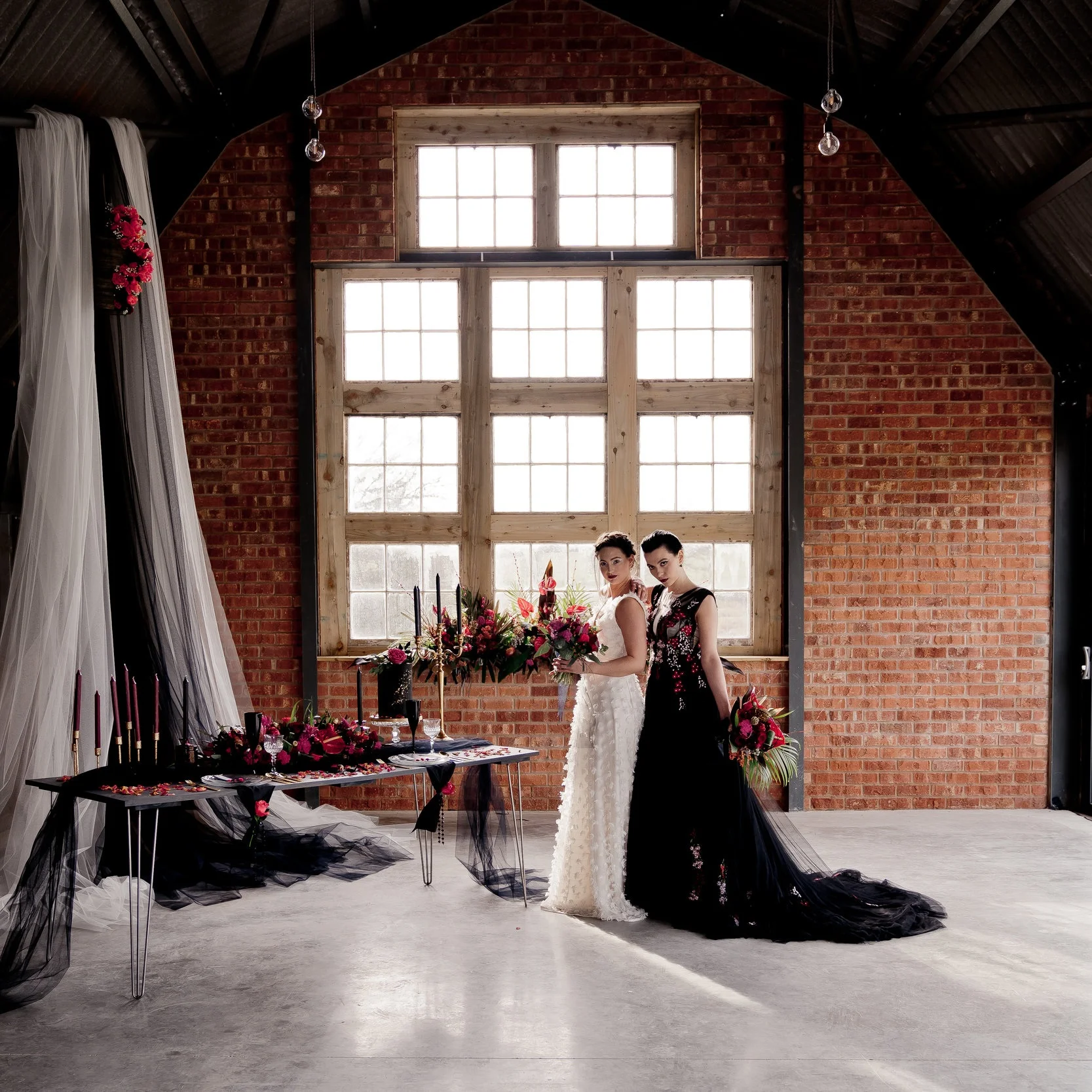 Black Swan Styled Wedding Shoot