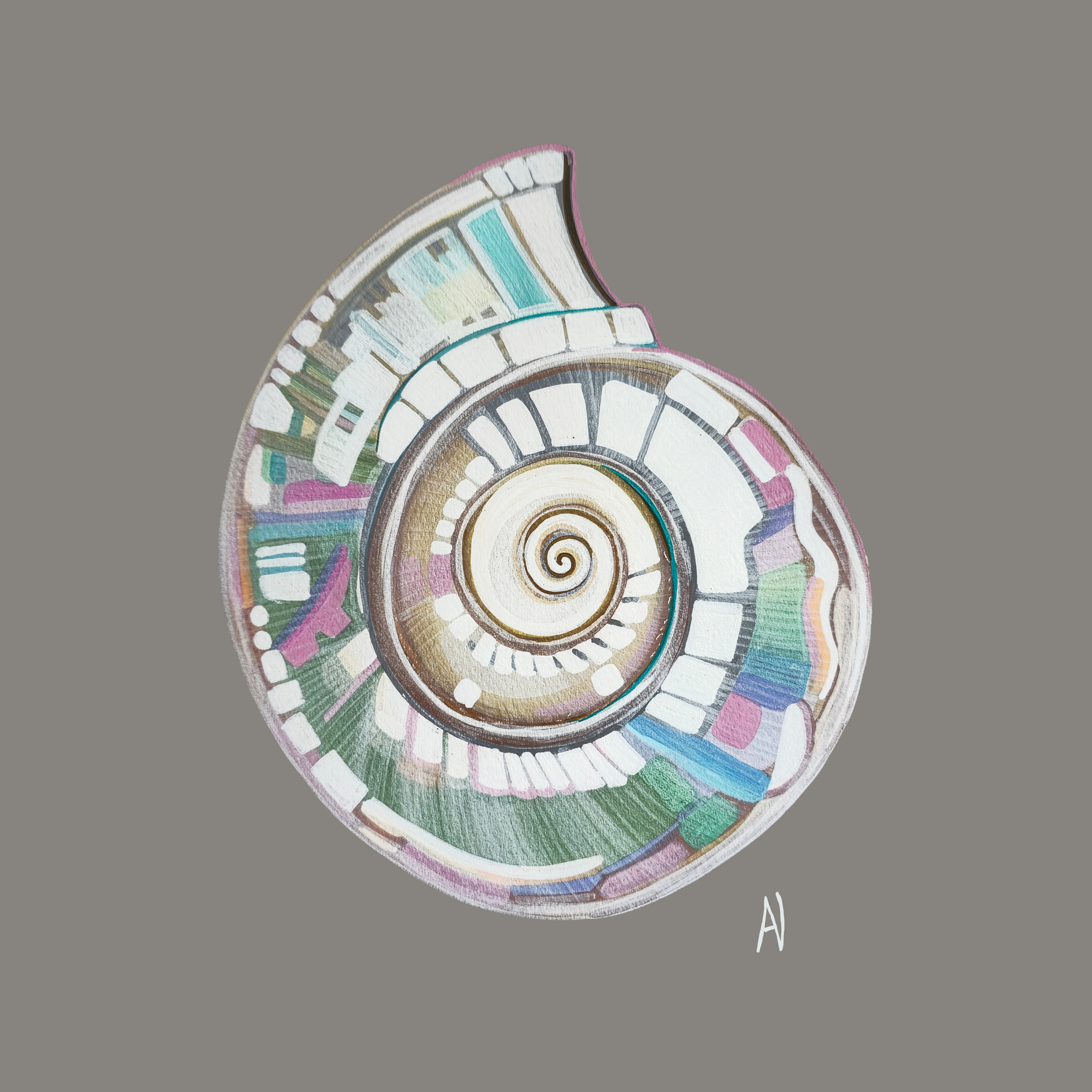 Pearl Swirl Gicle Print