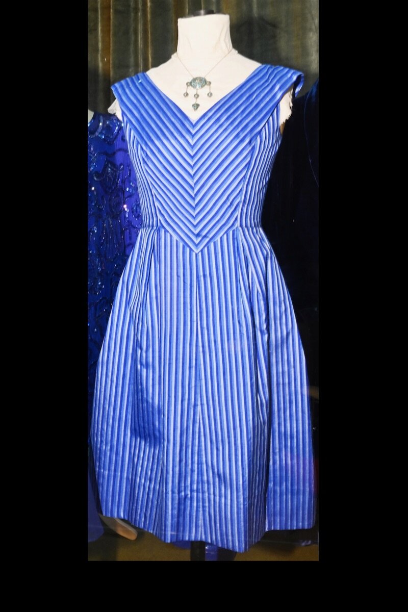 c.1964 Striped silk dress